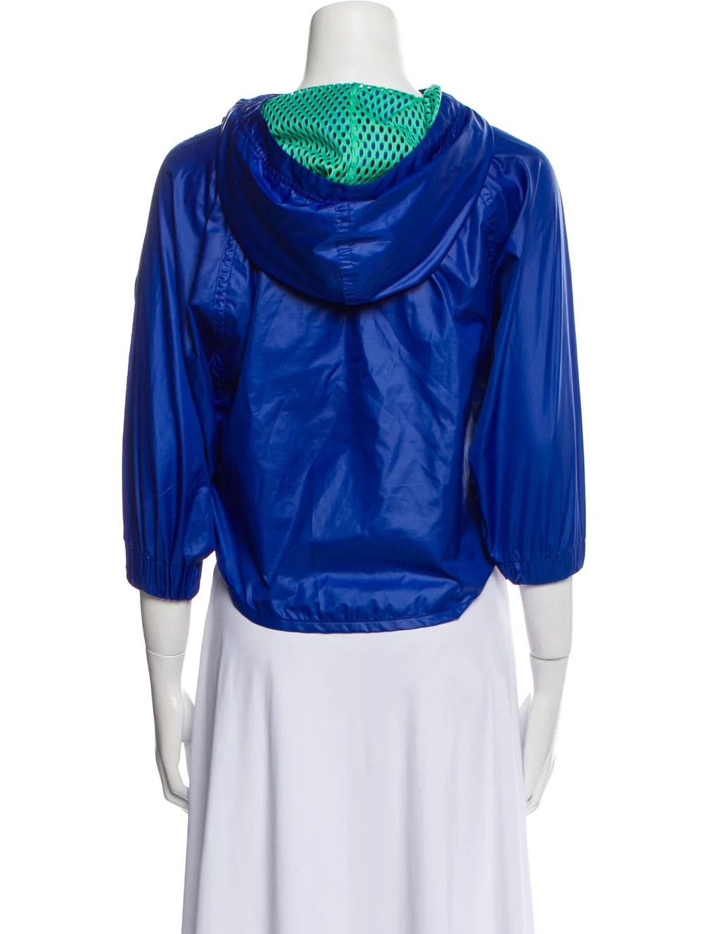 Adidas × Stella McCartney RARE🔥ADIDAS STELLASPORT HALFZIPPER CROP HOODED WINDBREAKER Size S / US 4 / IT 40 - 15 Thumbnail