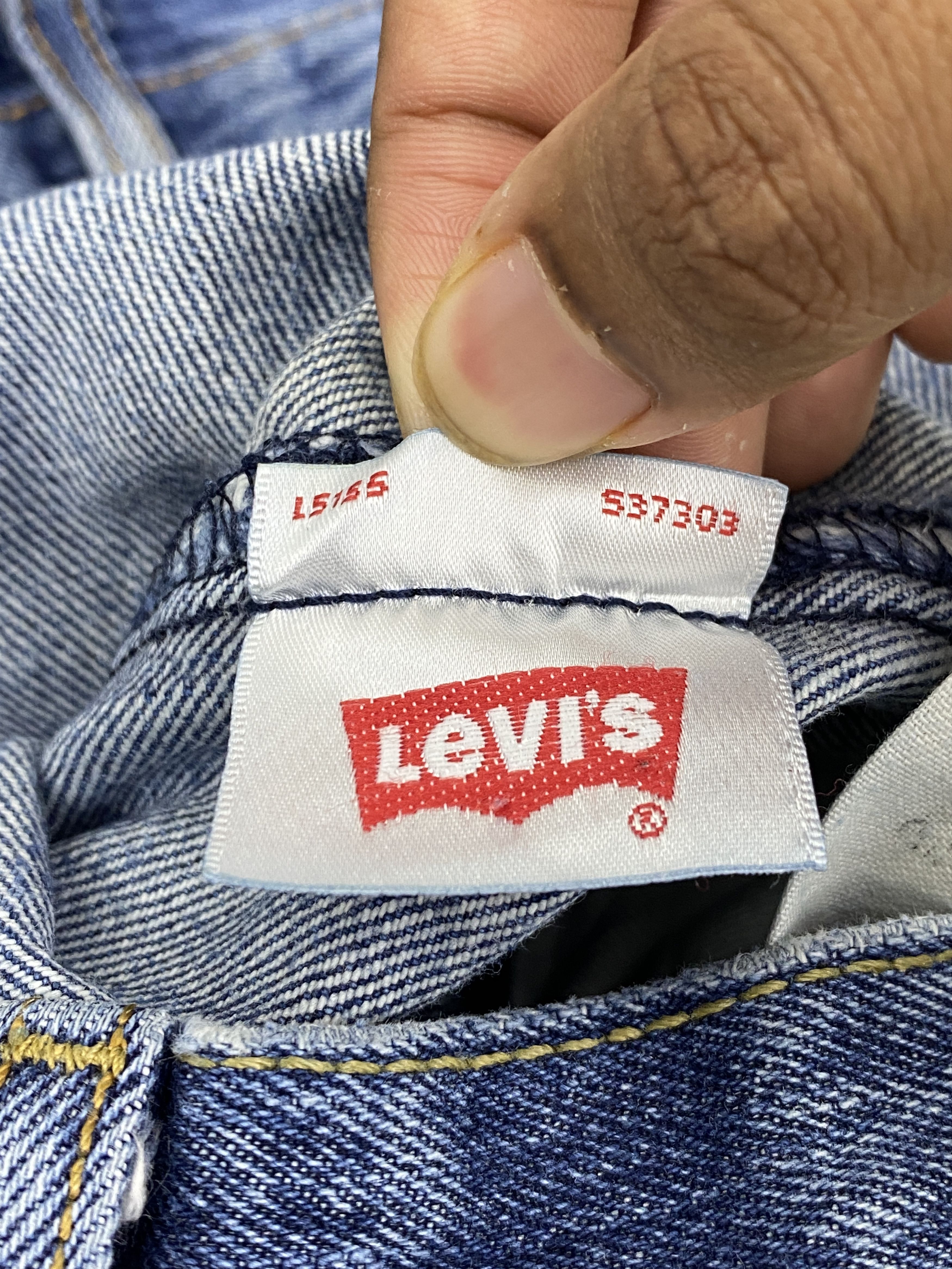 Levi's × Vintage Vintage Levis 501 Blue Denim Jeans DP2812 Size US 35 - 10 Thumbnail
