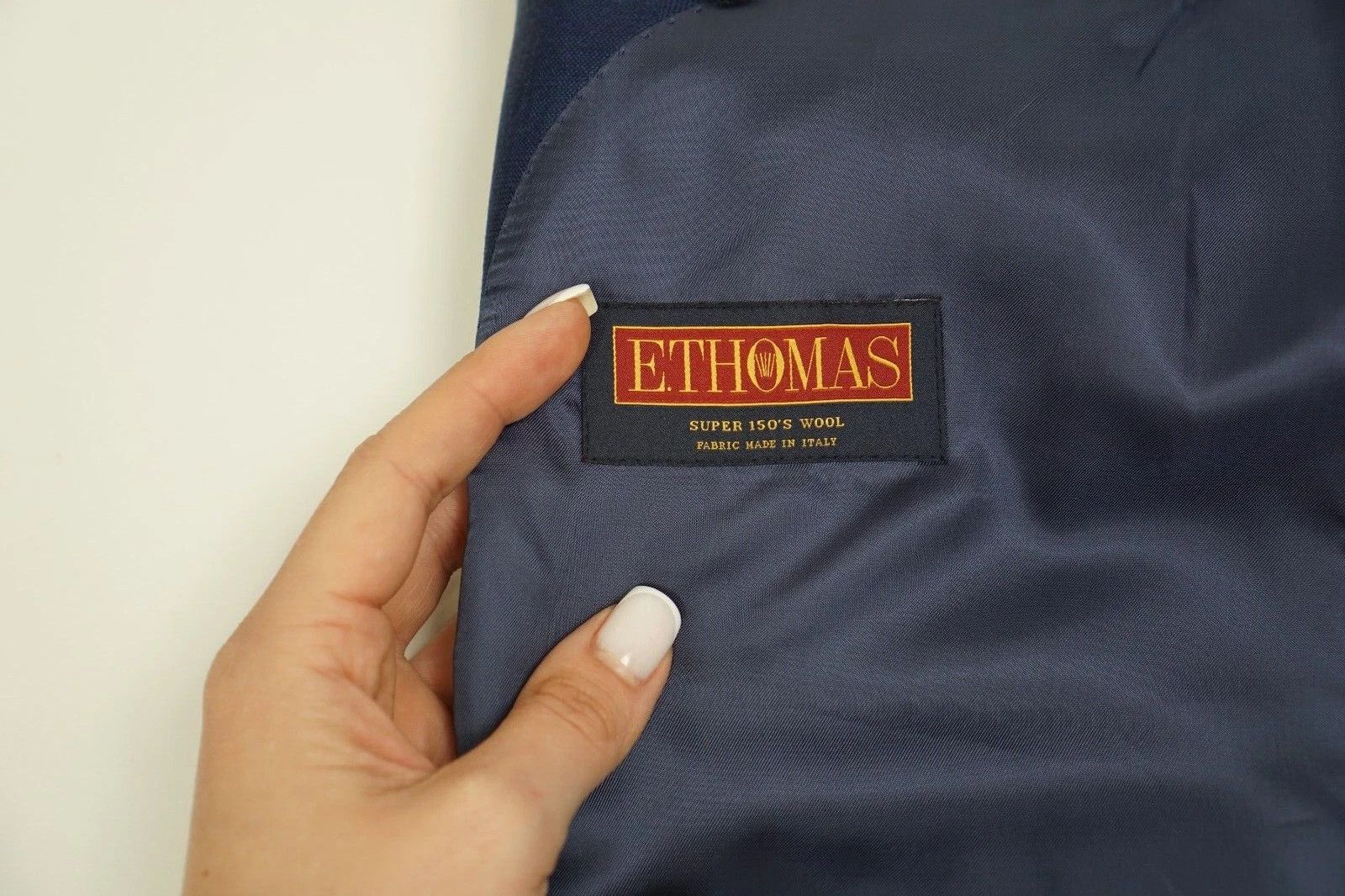 Suitsupply Men Suitsupply Blazer La Spalla Blue Wool Ethomas UK/US48 Size 48R - 6 Thumbnail