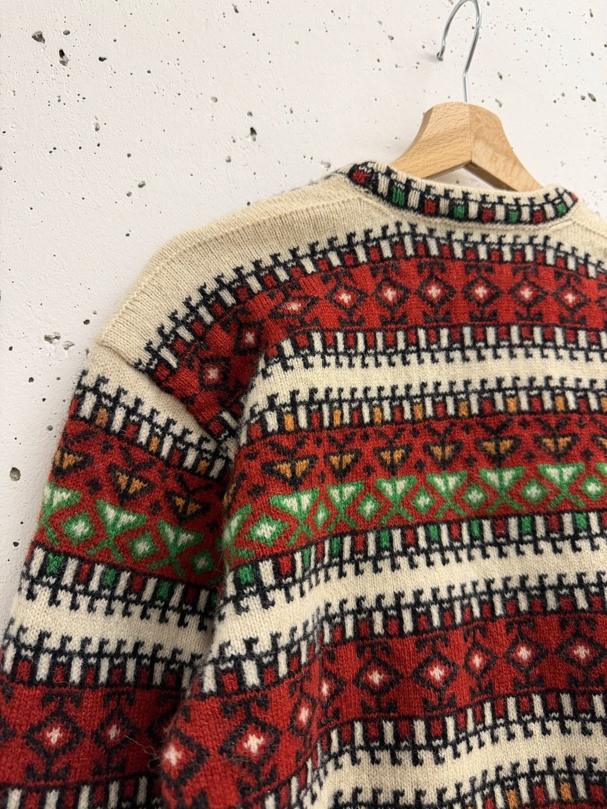 Yohji Yamamoto Yohji Yamamoto Pour Homme AW89 Ethnic Knit Sweater Size US L / EU 52-54 / 3 - 8 Thumbnail