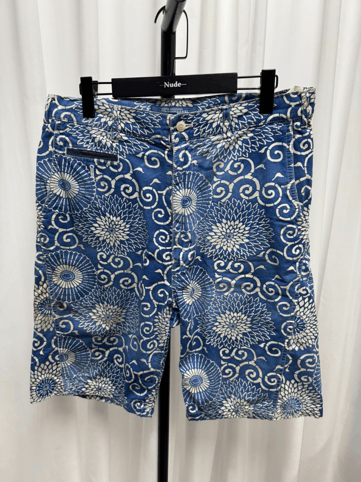 Junya Watanabe Sz M Junya Watanabe Indigo Dye Shorts Size US 32 / EU 48 - 1 Thumbnail