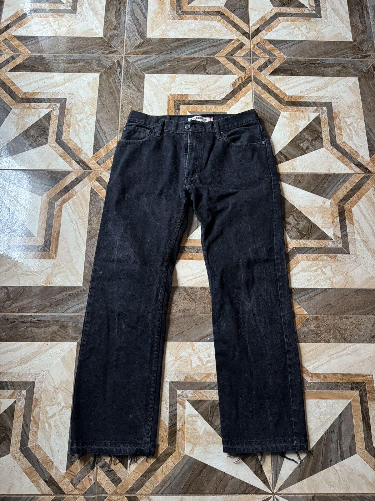 Levi's Levi 505 black denim Size US 34 / EU 50 - 1 Thumbnail