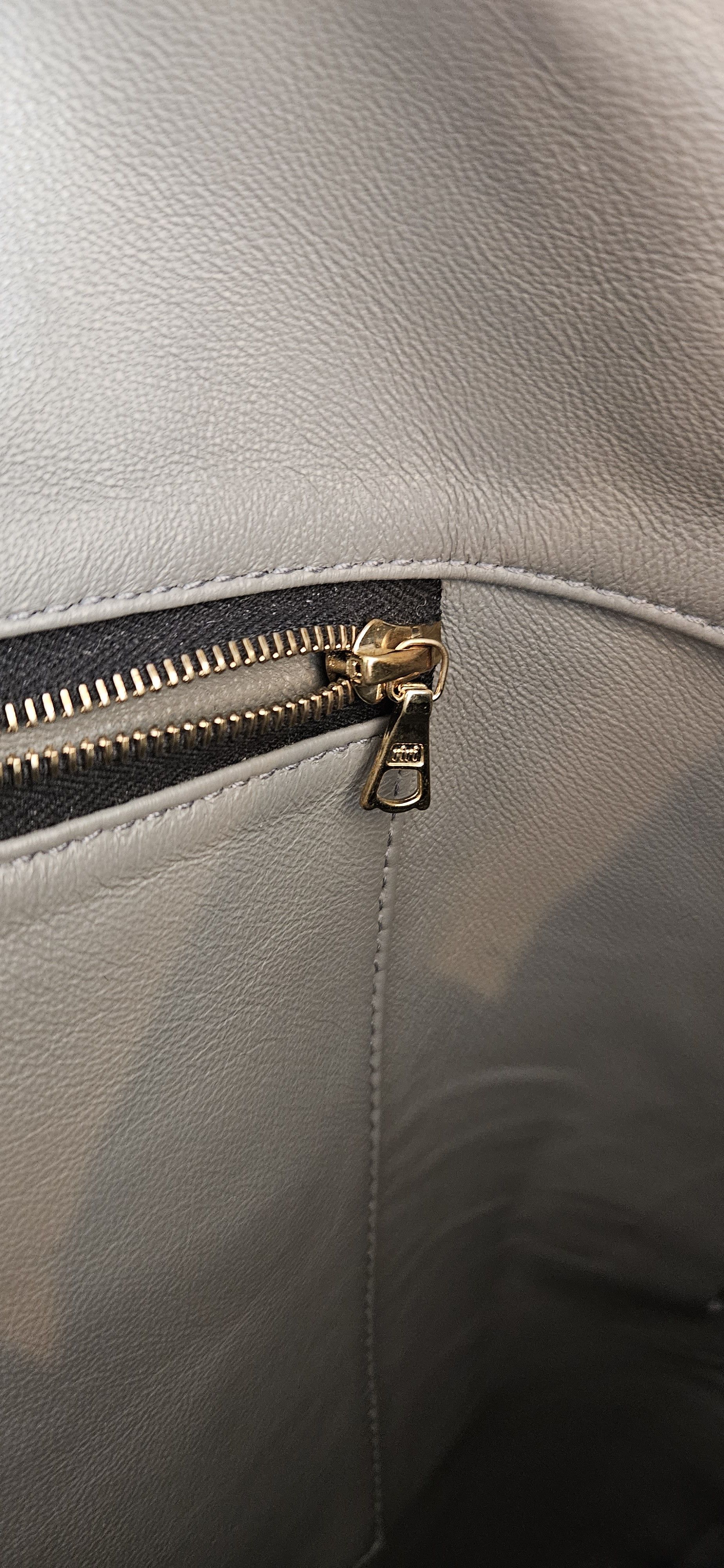 Rhude One-Off AW20 Grey Jumbo Leather Backpack Size ONE SIZE - 14 Thumbnail