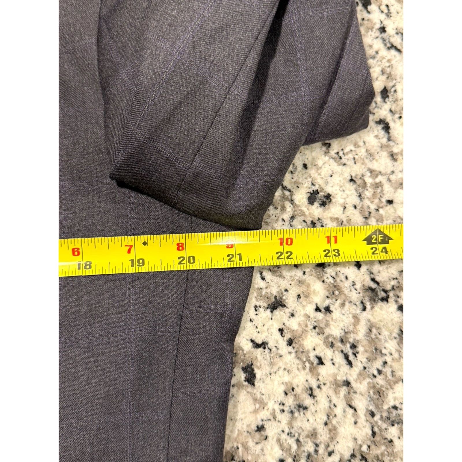 Polo Ralph Lauren VINTAGE Polo Ralph Lauren Blazer Windowpane Plaid Wool Made In Italy 42L Men's Jacket Regular Subtle Purple Gray Size US XL / EU 56 / 4 - 5 Thumbnail