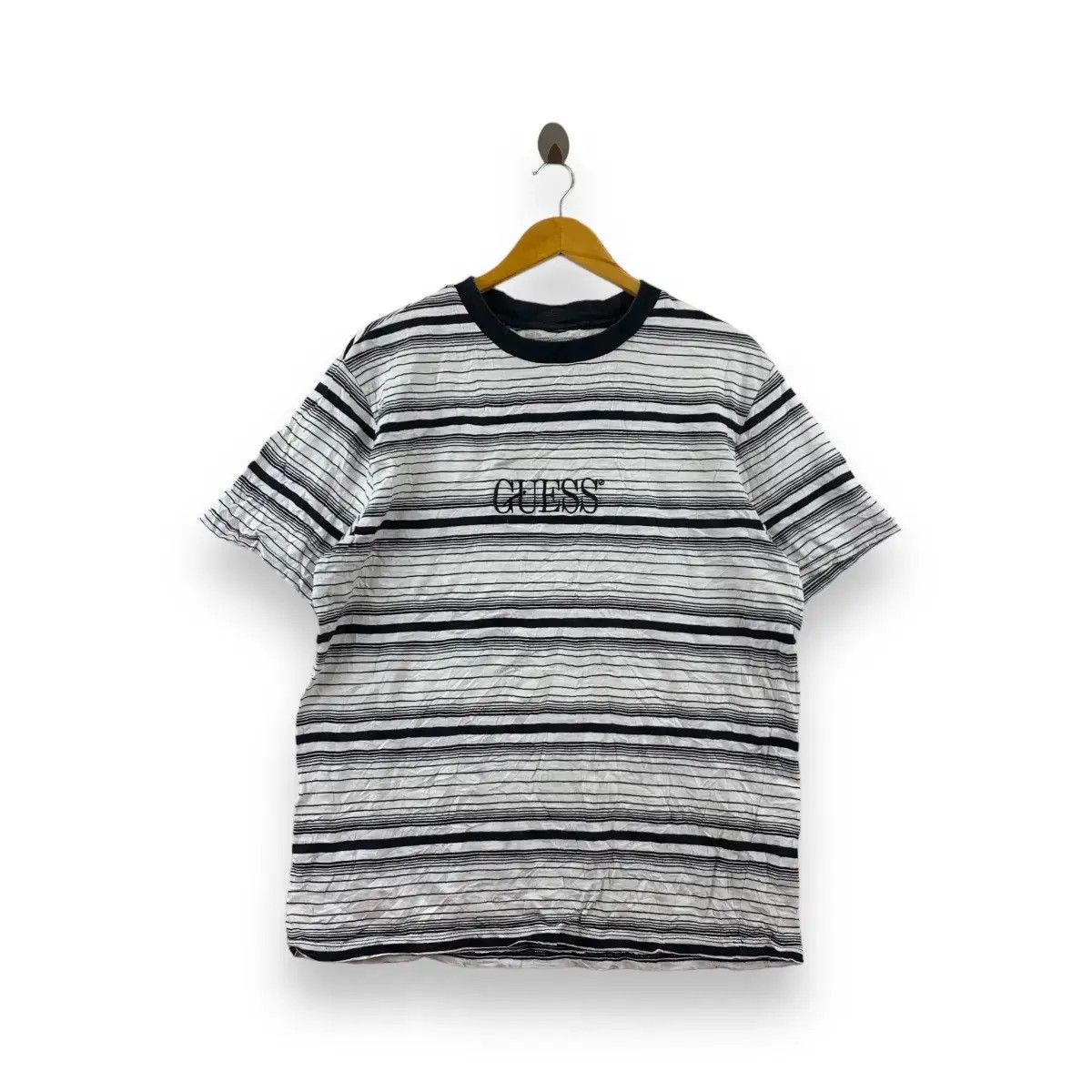 Guess Vintage 90’ GUESS USA x ASAP ROCKY $ Striped Ringer Tee Size US M / EU 48-50 / 2 - 1 Thumbnail