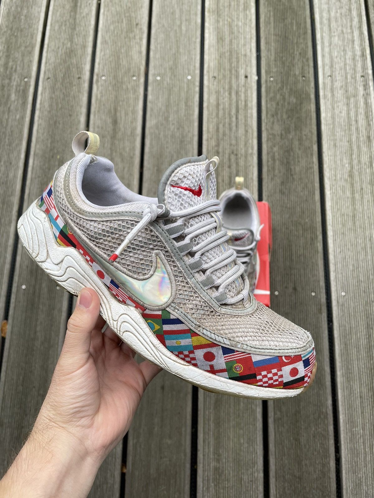 Nike Nike Spiridon “Flag” (2018) Size US 9 / EU 42 - 2 Thumbnail