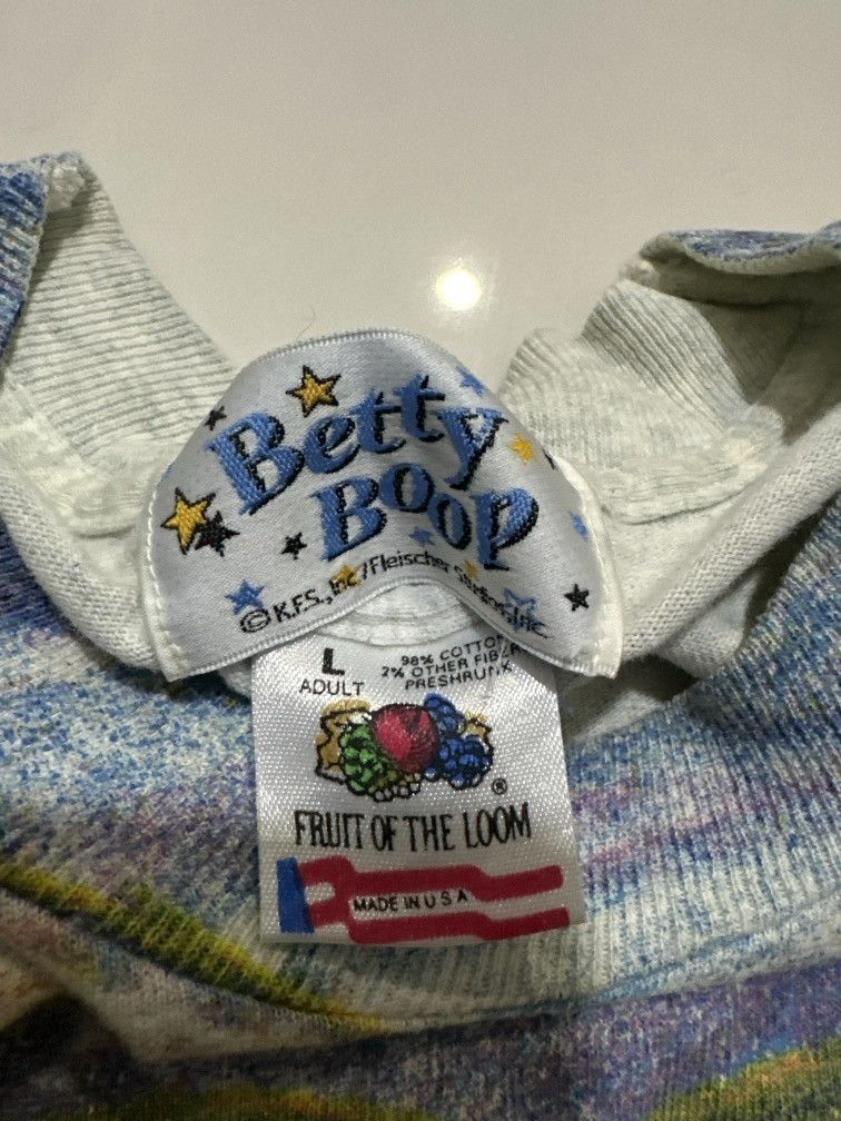 Other Vintage 90’s Betty Boop Alloverprint Cartoon USA Size US L / EU 52-54 / 3 - 2 Thumbnail