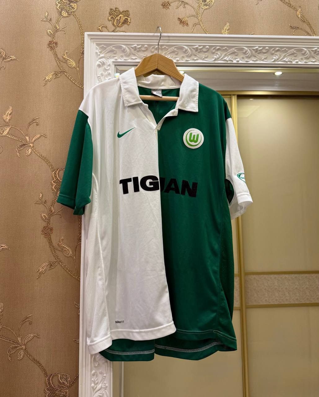 Nike Wolfsburg 2007-2008 Rare Tiguan Football Jersey Shirt Green Size US XXL / EU 58 / 5 - 1 Thumbnail