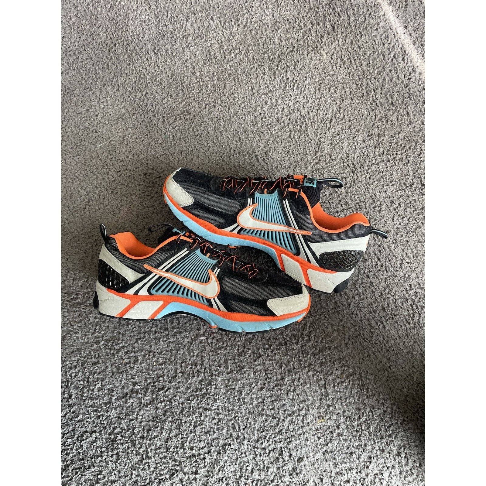 Nike Size 11.5m/13w-Nike Air Zoom Vomero 5 Blue Gaze Total Orange Size US 11.5 / EU 44-45 - 3 Thumbnail