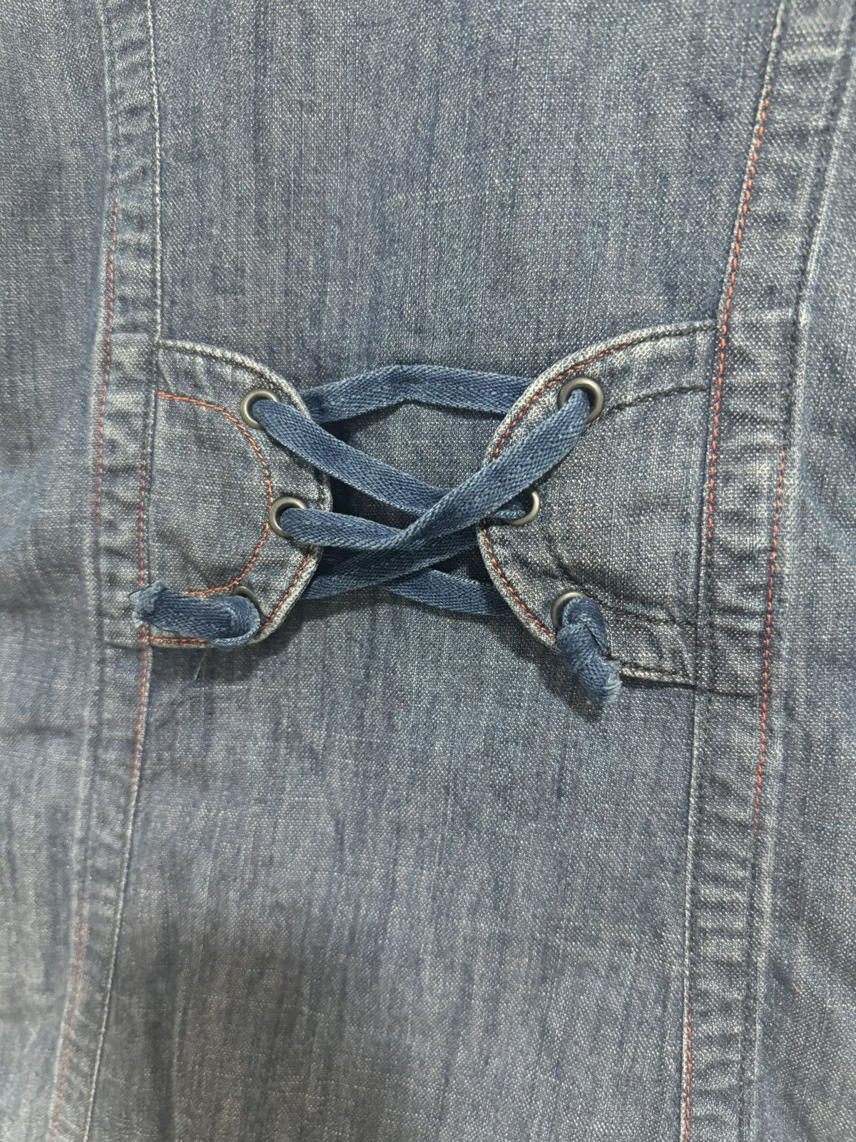 Diesel × Vintage Diesel Womens Denim Jacket Size M / US 6-8 / IT 42-44 - 8 Thumbnail