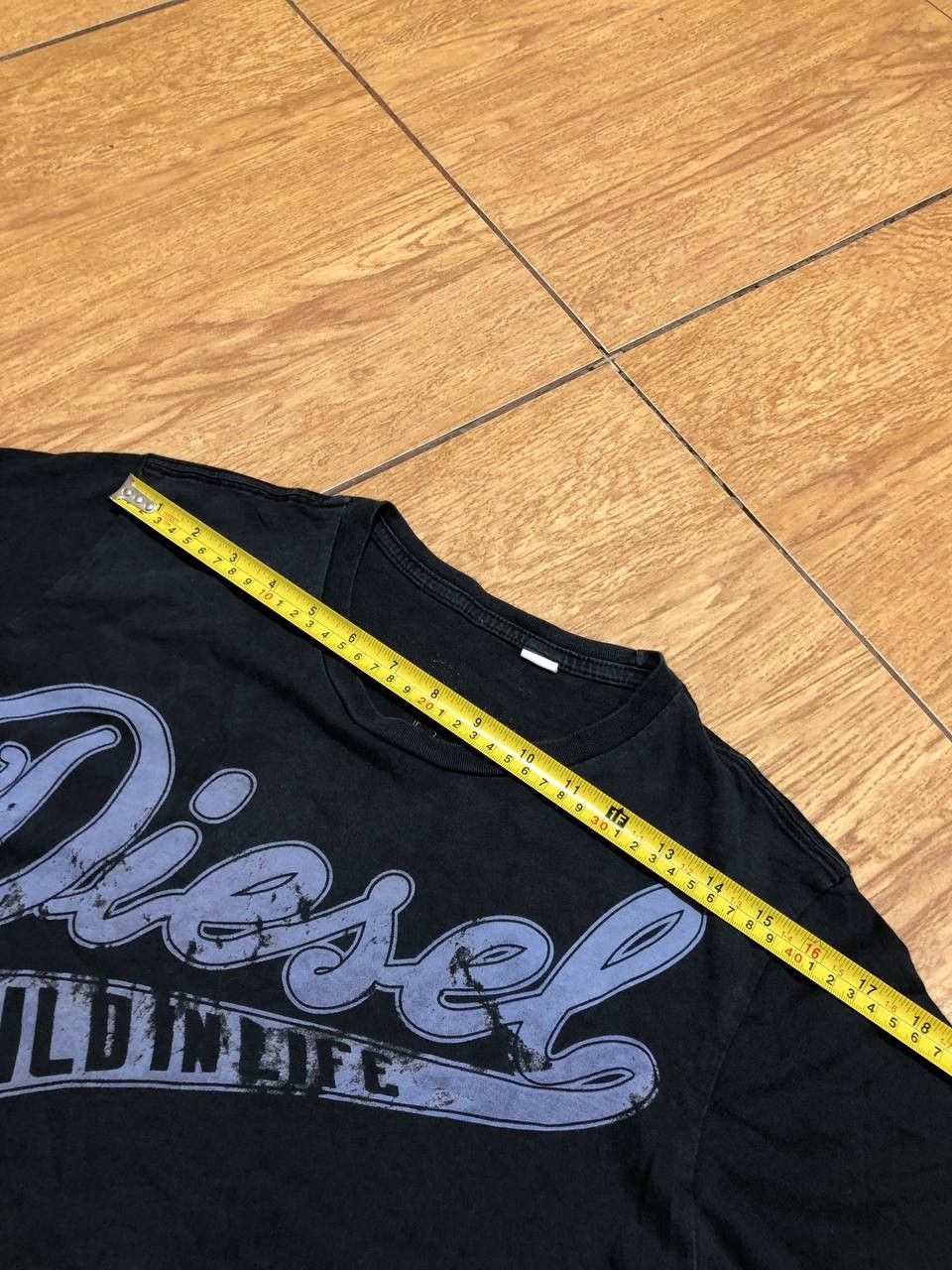 Diesel Diesel Big Y2K Logo 100% Cotton Short Sleeve T-Shirt Size L Size US L / EU 52-54 / 3 - 8 Thumbnail