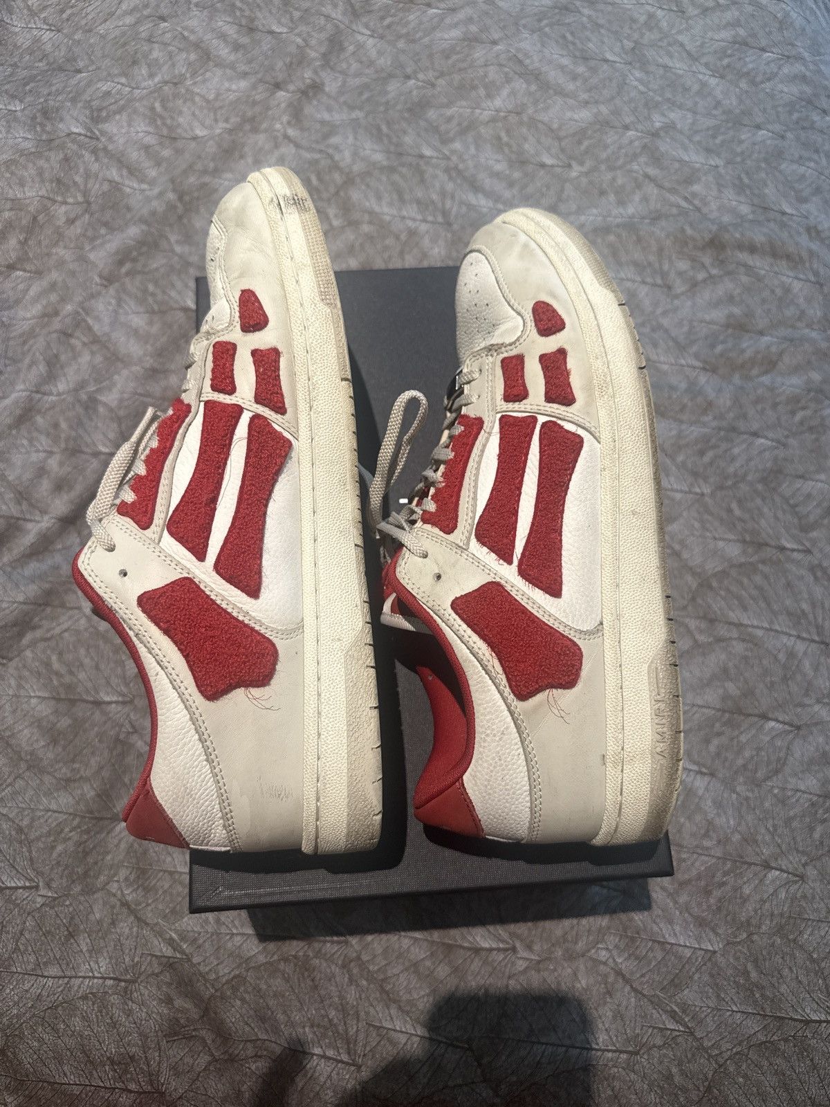 Amiri Amiri Skel Top Low Size US 13 / EU 46 - 4 Thumbnail