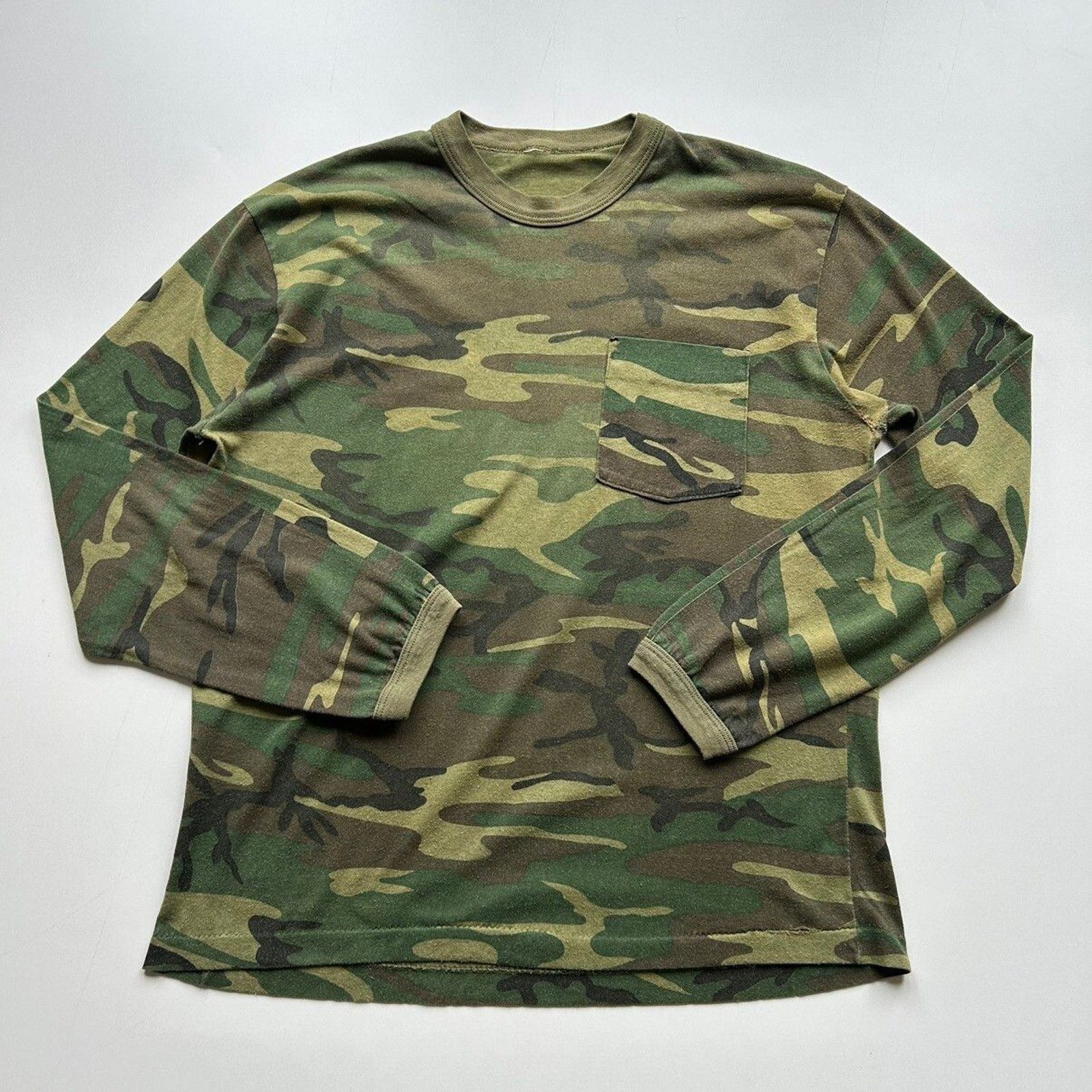 Camo Long Sleeve T Shirt | Grailed