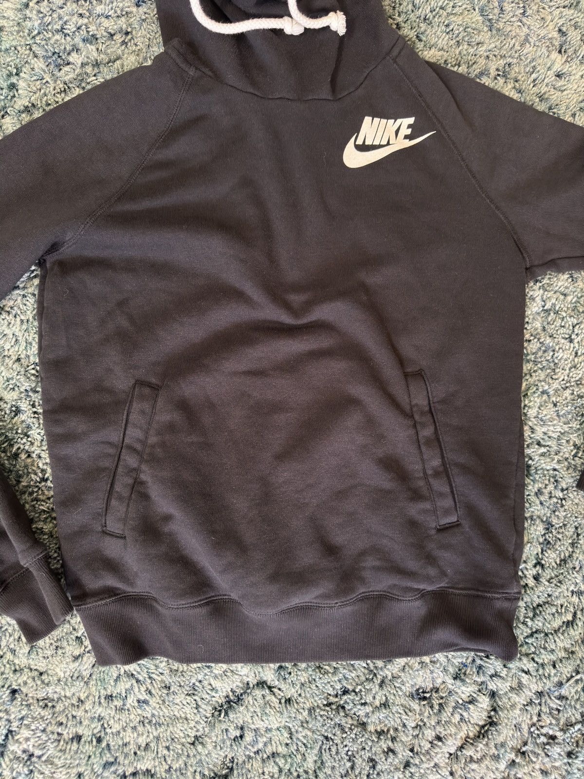Nike Women Black Nike Rally Funnel Small Pullover Hoodie Size S / US 4 / IT 40 - 3 Thumbnail