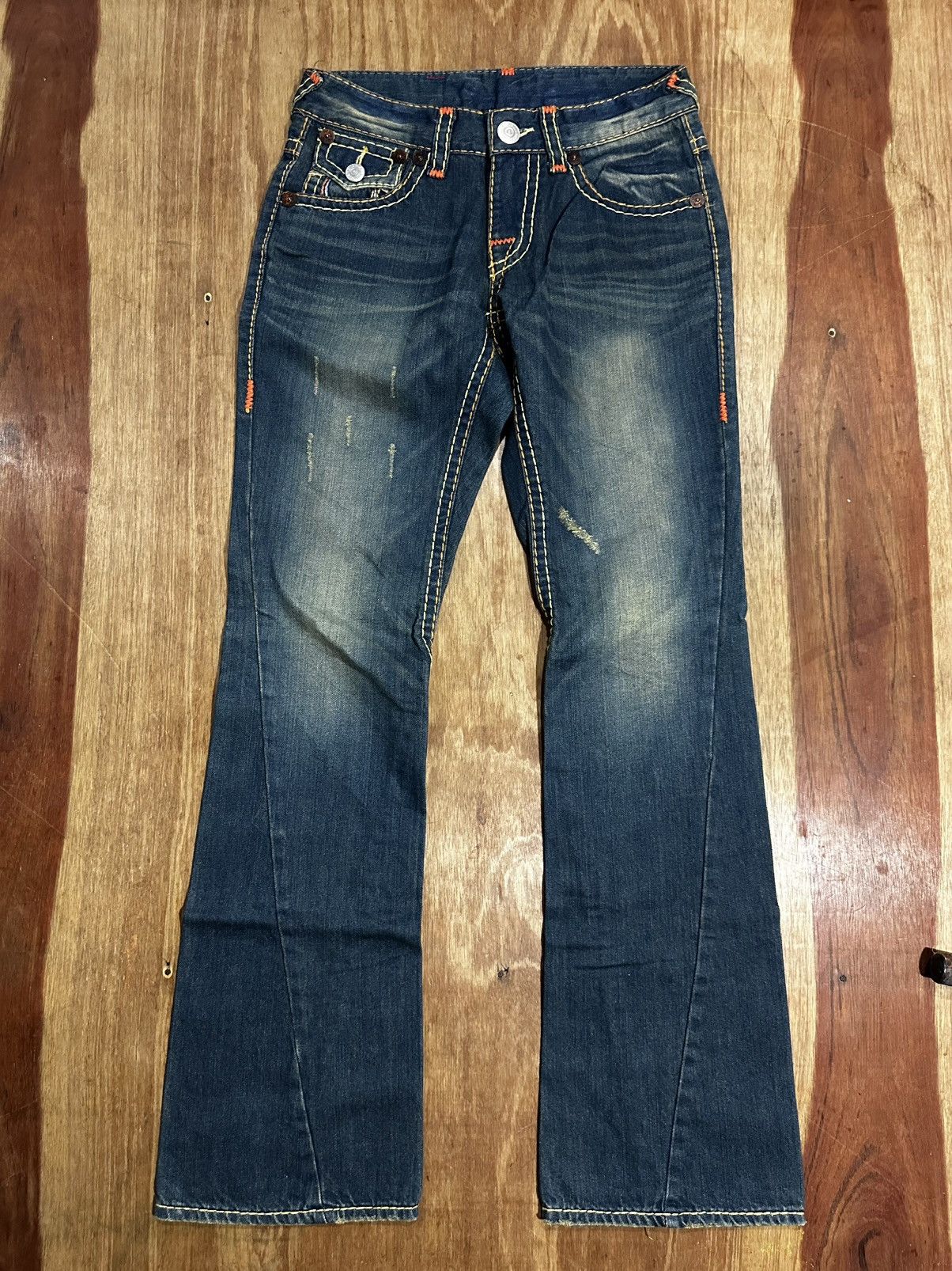 True Religion Rainbow Joey True Religion flared Jeans Size 30" / US 8 / IT 44 - 2 Thumbnail