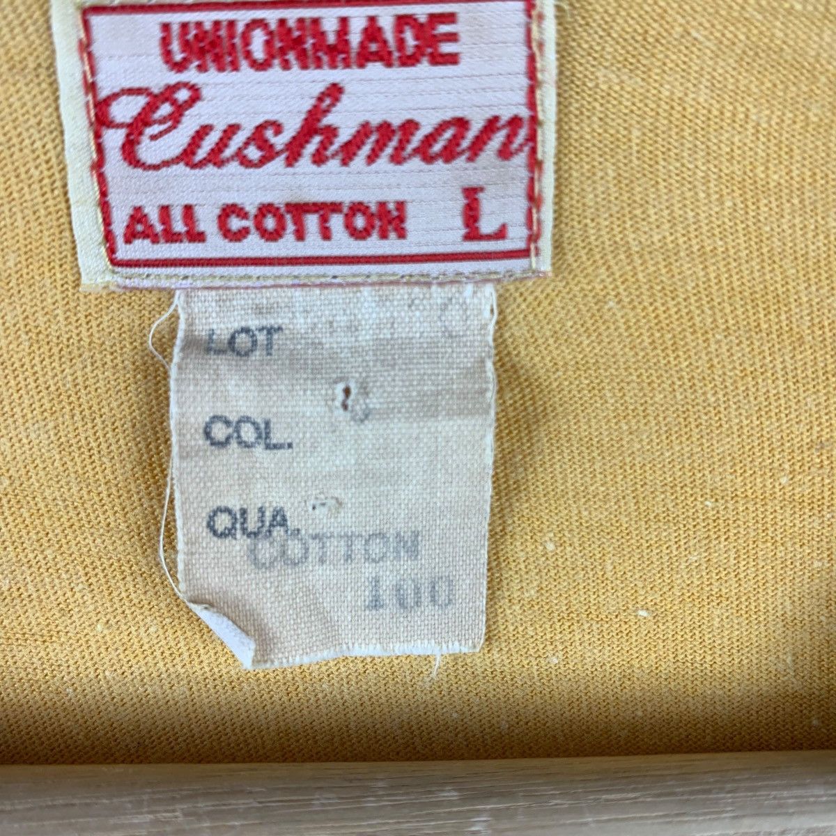 Cushman × Japanese Brand × Vintage Vintage CUSHMAN kentucky clipper spellout tee Size US L / EU 52-54 / 3 - 10 Thumbnail