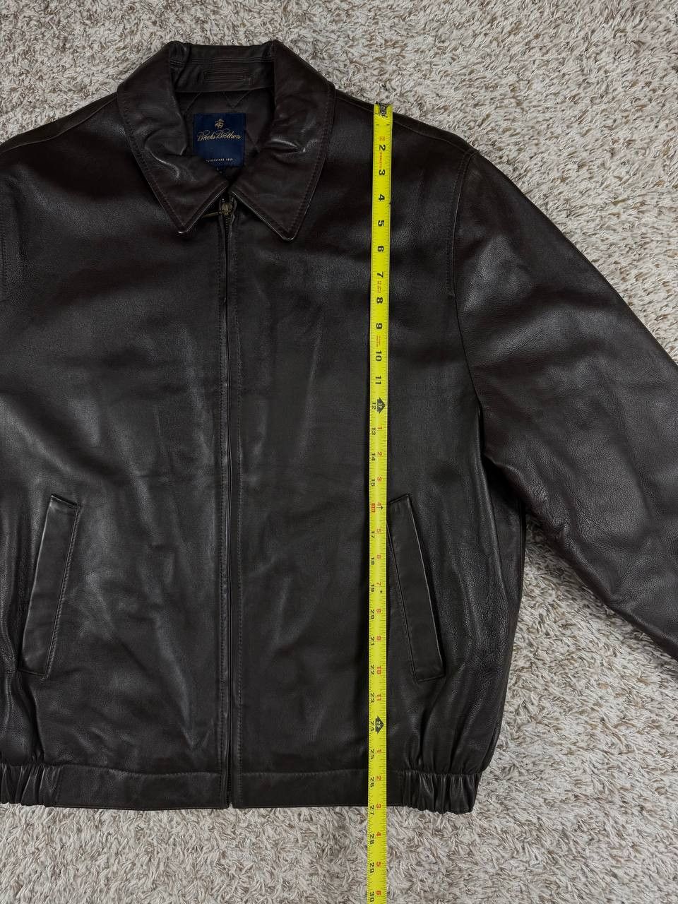 Brooks Brothers Brooks Brothers Genuine Bomber Full Zip Bemberg Lined Size US L / EU 52-54 / 3 - 5 Thumbnail