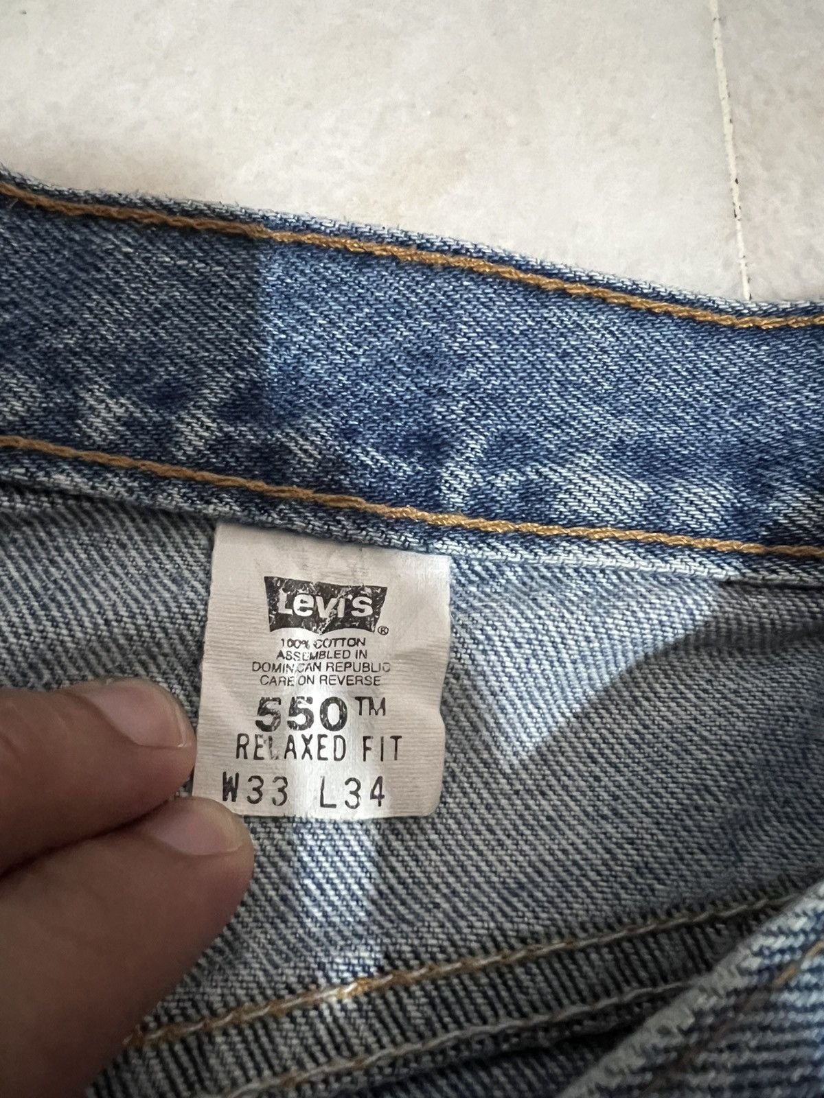 Levi's 90’s Levis 550 Faded Mud Wash Jean Size US 32 / EU 48 - 19 Thumbnail