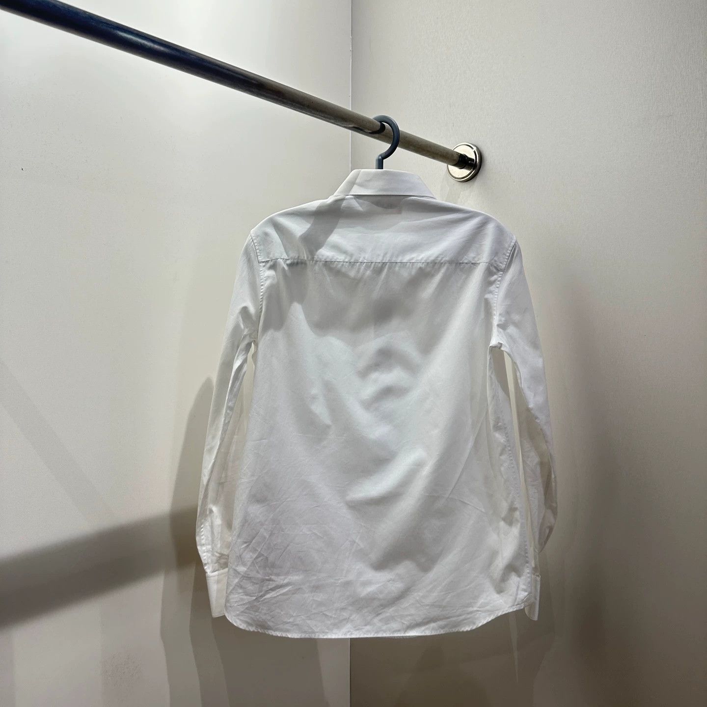 Celine Celine feb446 solid cotton long sleeve shirt 36 Size XS / US 0-2 / IT 36-38 - 2 Thumbnail