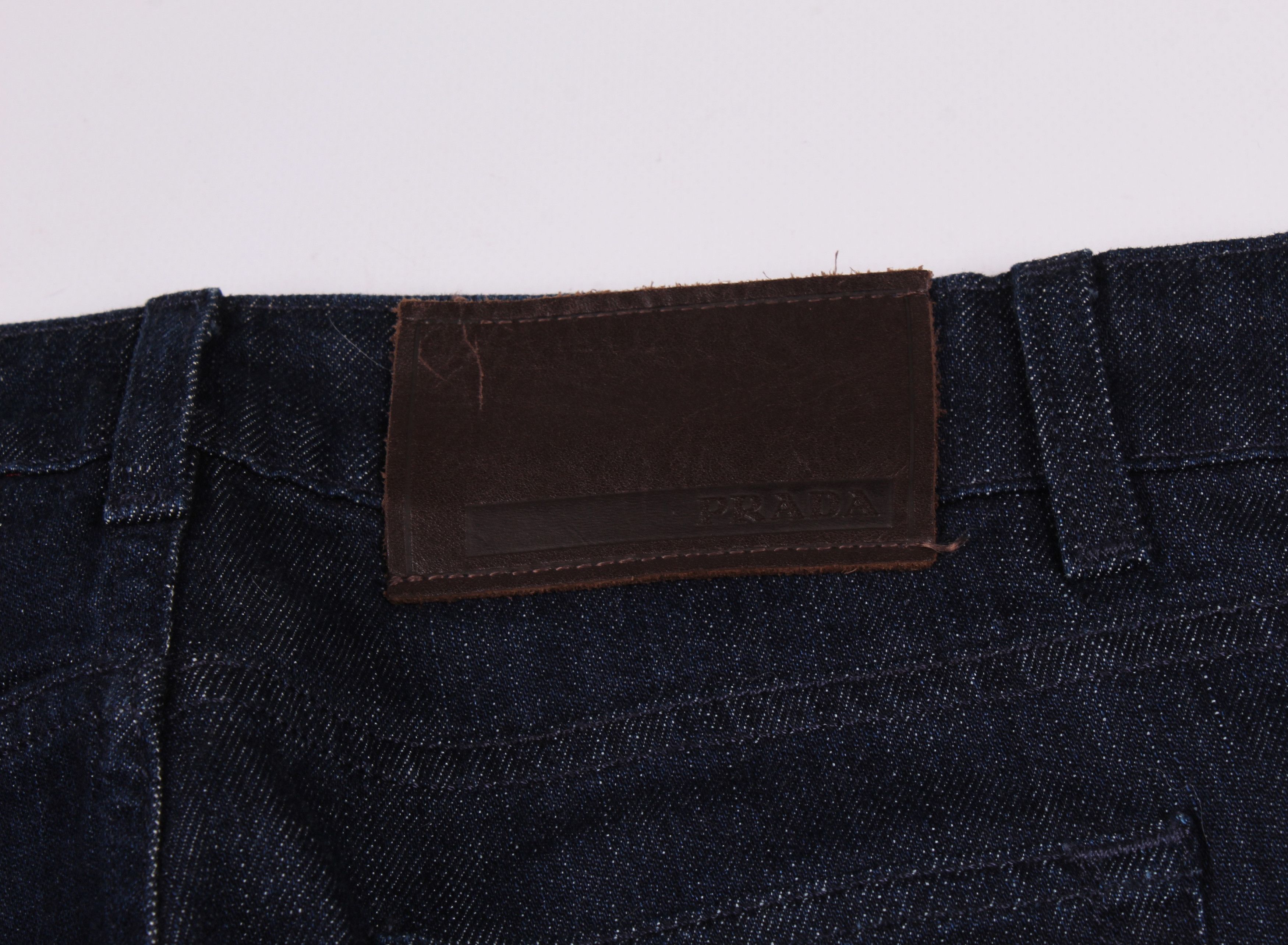 Prada Vintage Prada Small Logo Denim Jeans Size 30" / US 8 / IT 44 - 8 Thumbnail