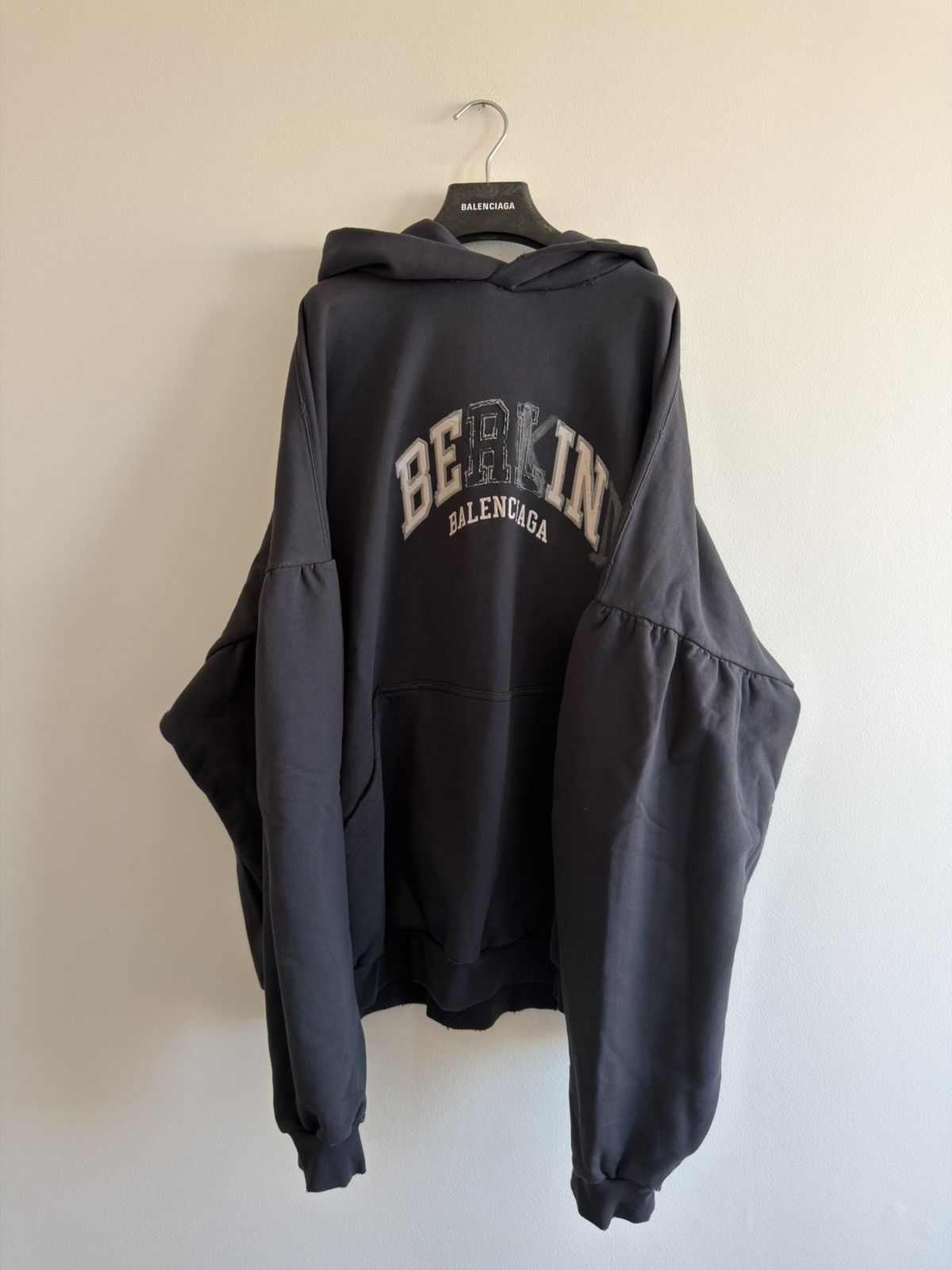 Balenciaga Balenciaga be kind oversized hoodie | Grailed