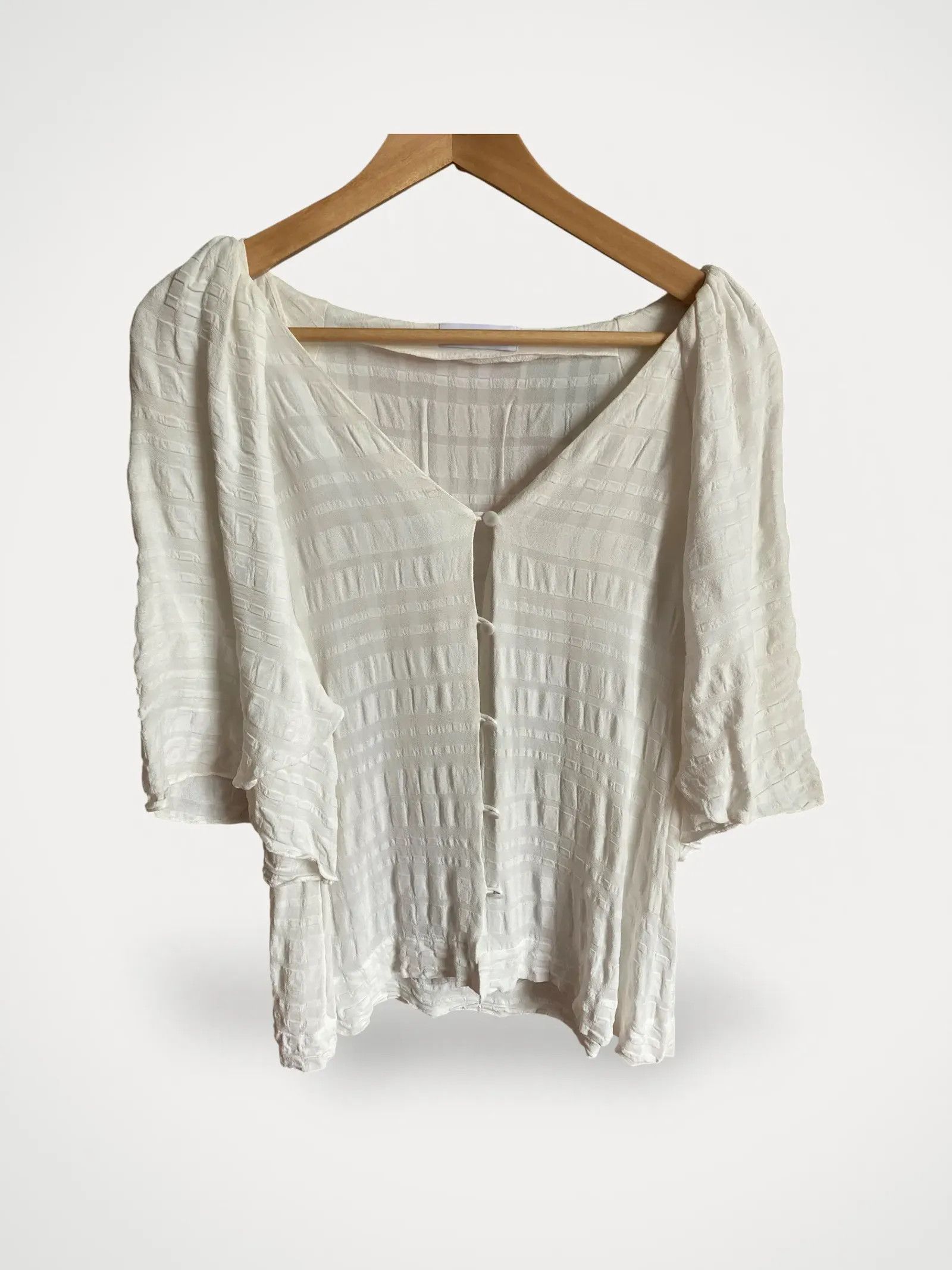 Rodebjer Rodebjer Rodebjer Lara Check Blouse Size L / US 10 / IT 46 - 1 Thumbnail