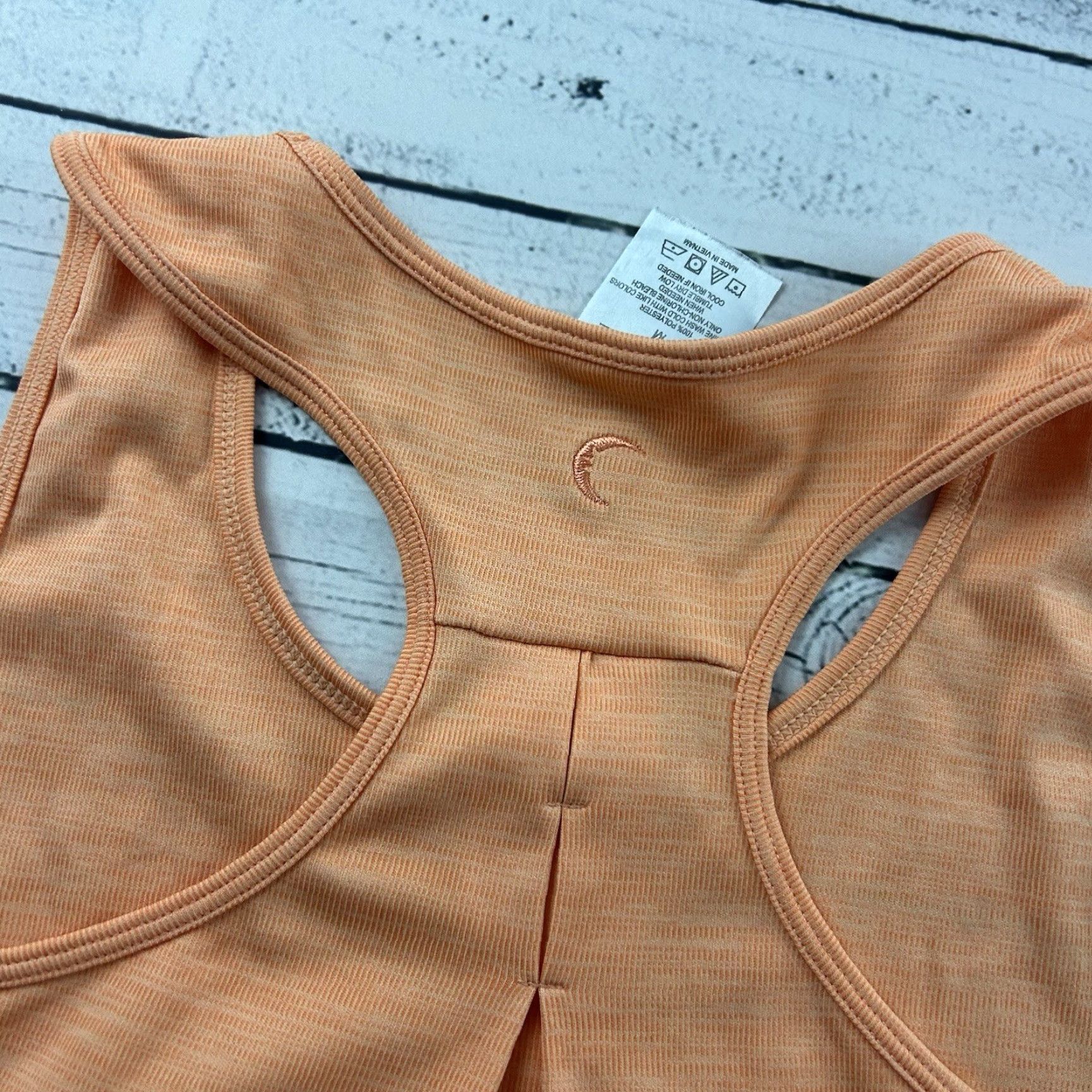 Vintage Zyia Active Racer Back Sleeveless Tank Top Women's M Peach Orange Racerback Shirt Adults Womens Size M / US 6-8 / IT 42-44 - 5 Thumbnail