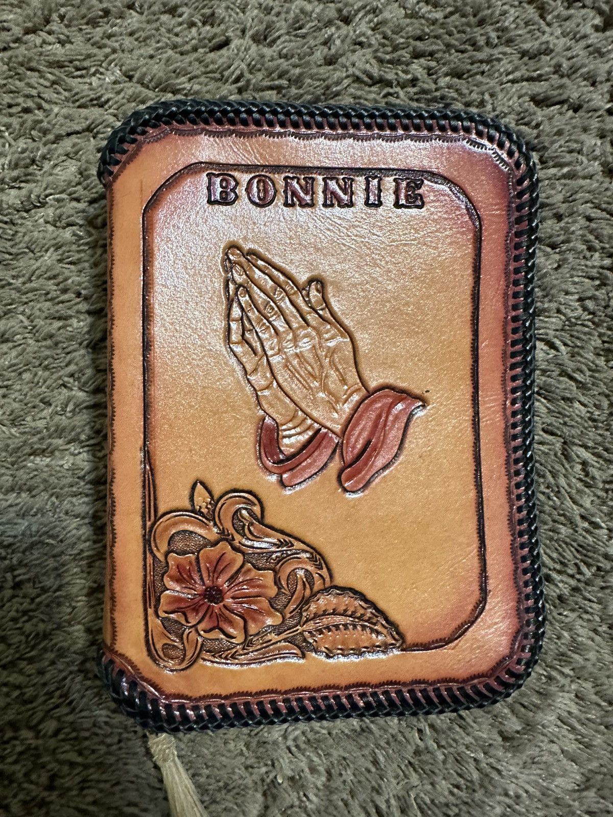 Nike Vintage Handcrafted Leather “Bonnie” bible holder 00s Size US L / EU 52-54 / 3 - 2 Thumbnail