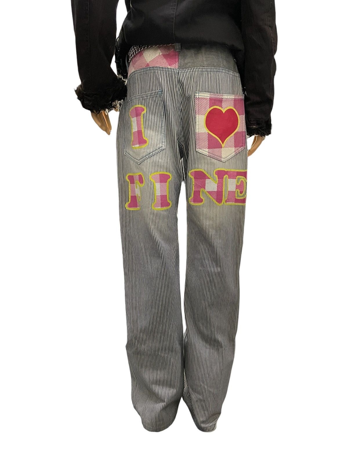 Hysteric Glamour Clone Devgru Hickory Stripe Love Surf Denim Pants Size US 34 / EU 50 - 5 Thumbnail