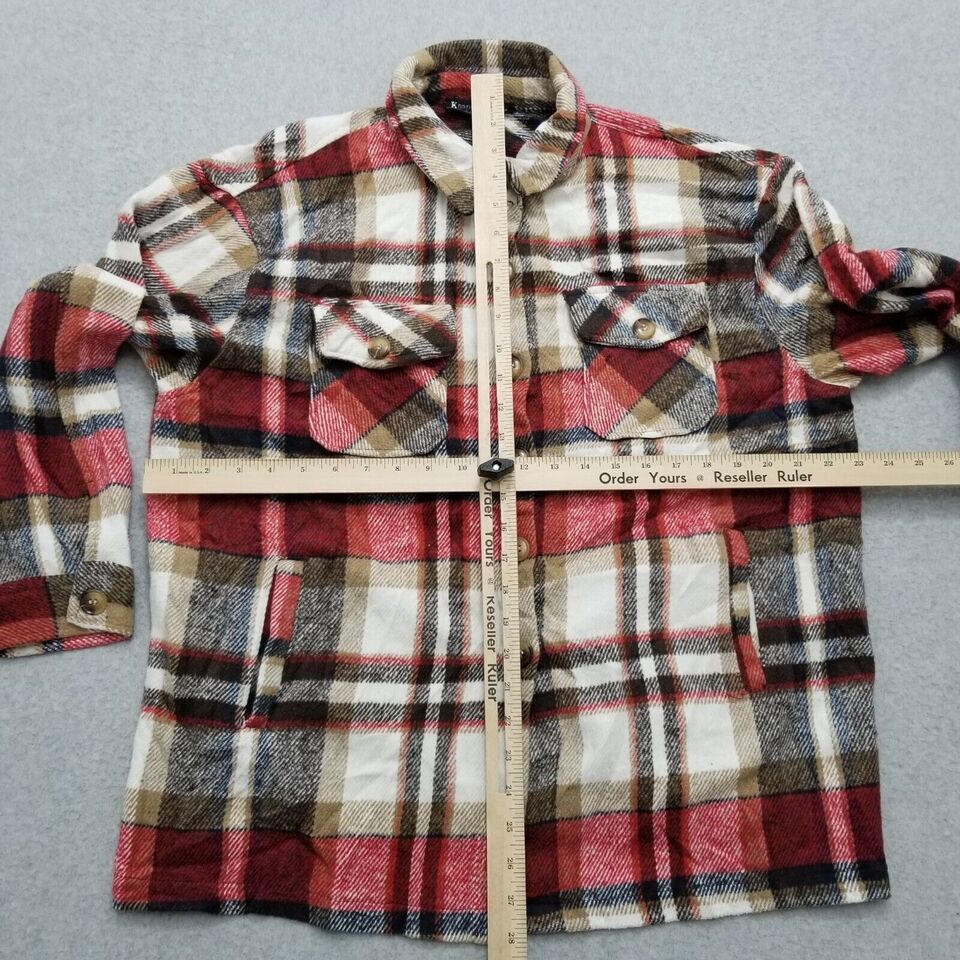 Other Knapp Studio Jacket Womens Large Plaid Button Up Shaket Size L / US 10 / IT 46 - 6 Thumbnail