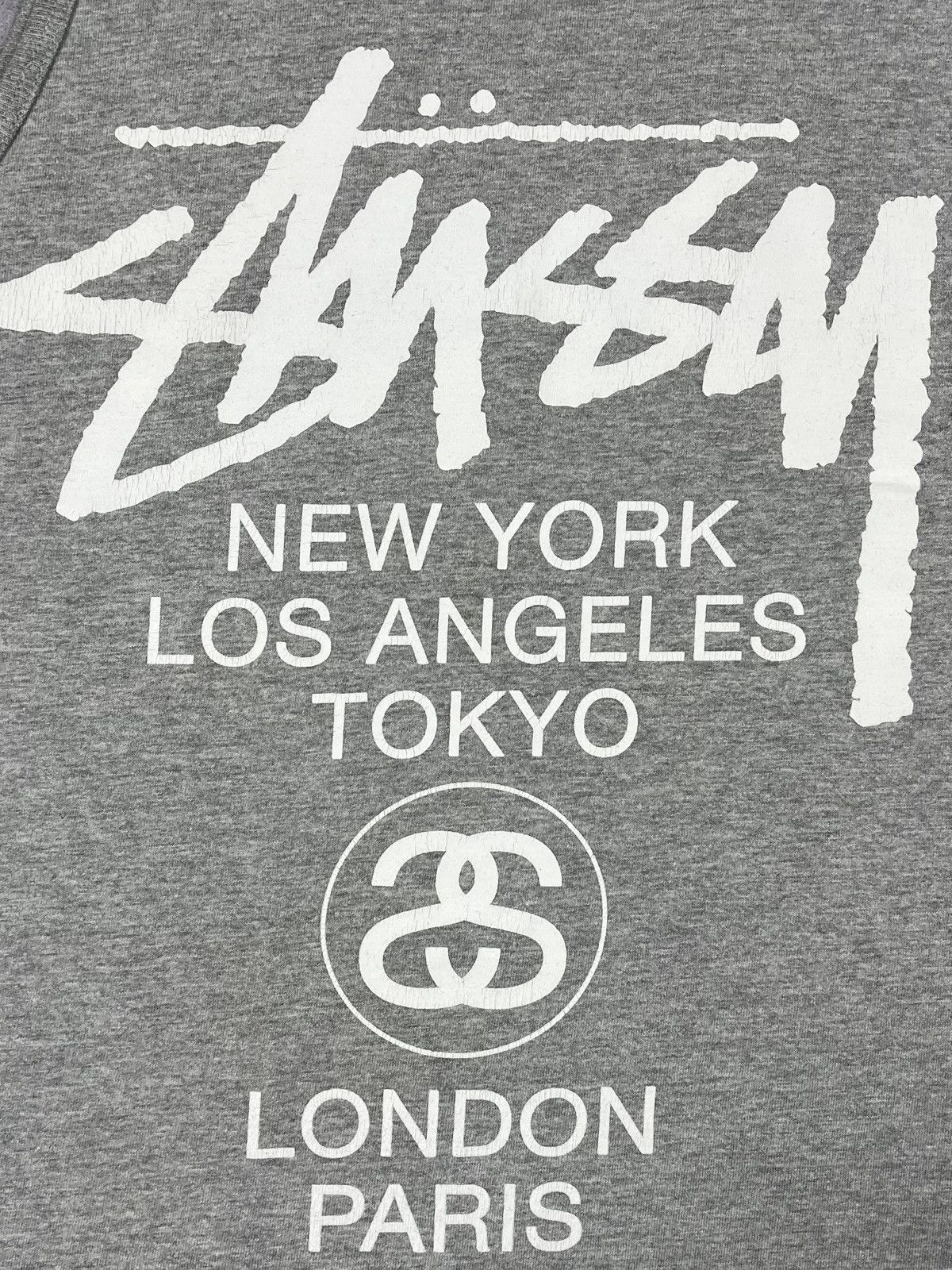 Stussy Vintage Stussy big logo y2k graffiti tank top 00’s Size US S / EU 44-46 / 1 - 3 Thumbnail