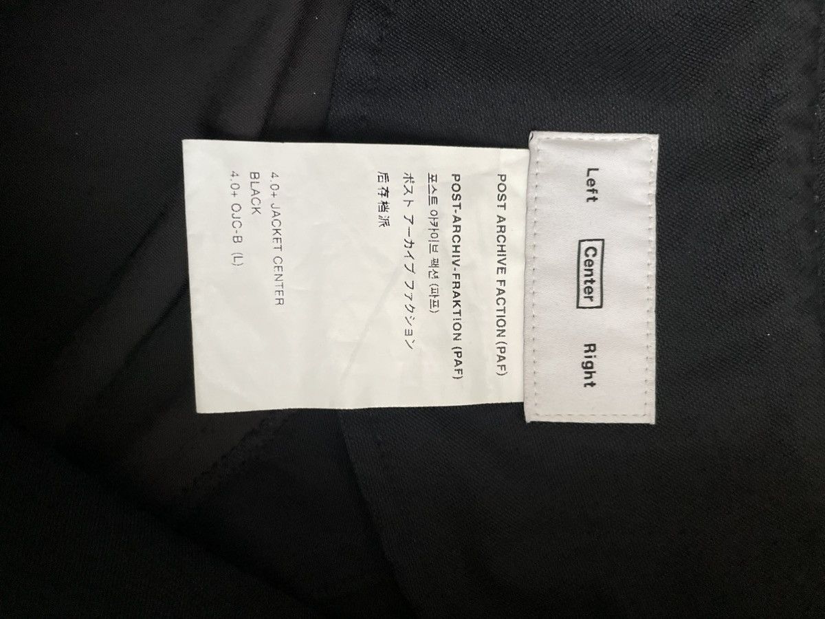 POST ARCHIVE FACTION (PAF) Post Archive Faction PAF 4.0+ Center Jacket Size US M / EU 48-50 / 2 - 3 Thumbnail
