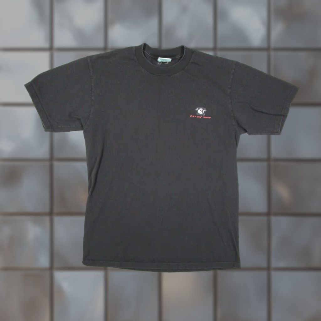 ALOHAS VINTAGE T & C Surf Designs Shirt Mens Large Black Graphic Aloha 90s Hawaii Size US L / EU 52-54 / 3 - 1 Thumbnail