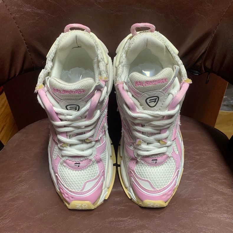 Balenciaga Balenciaga Old Dad Shoes Made in Pink and White shoes 2502- Size US 5.5 / EU 38 - 3 Thumbnail