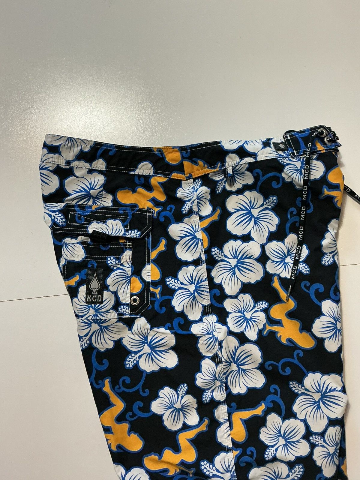 Other VTG Y2K MCD More Core Division Hibiscus Surf Board Shorts Size US 38 / EU 54 - 9 Thumbnail