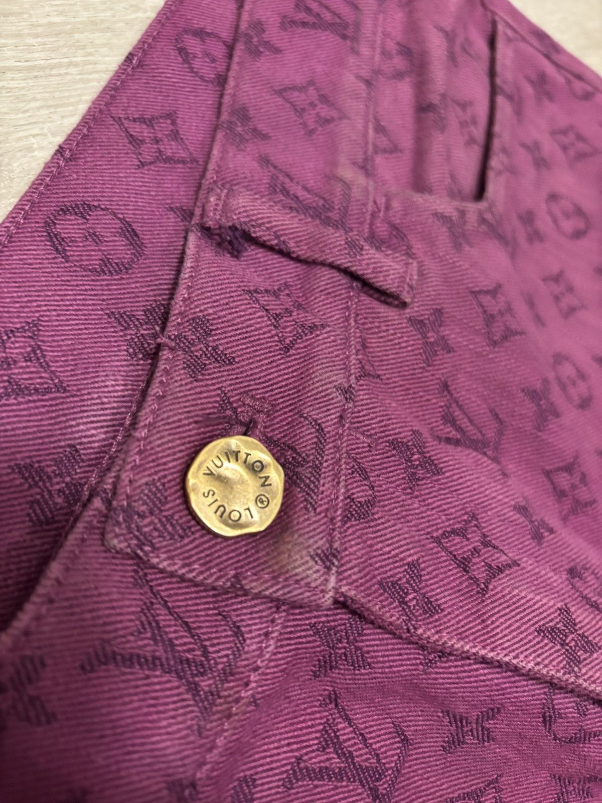 Louis Vuitton Louis Vuitton Purple Jeans Size US 32 / EU 48 - 4 Thumbnail