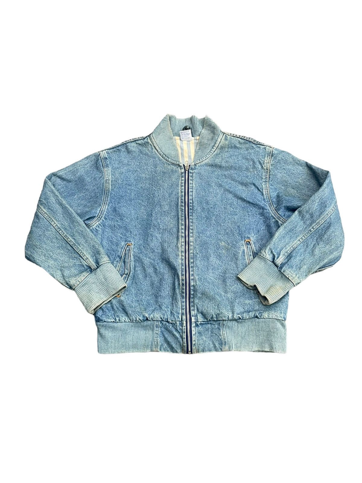 Vintage Vintage 3 Horse Embossed Denim Jacket Size US L / EU 52-54 / 3 - 2 Thumbnail