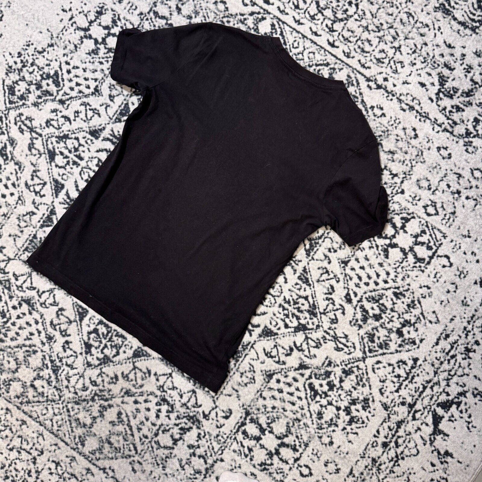 Champion × Vintage Vintage Black Cotton T-Shirt Size M Champion Spellout Logo Size US M / EU 48-50 / 2 - 8 Thumbnail