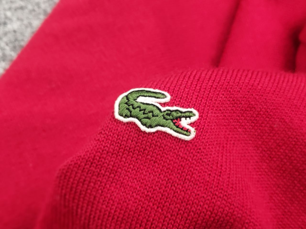 Lacoste Vintage 90's Lacoste Logo Red Wool Turtleneck Sweater Size US XL / EU 56 / 4 - 11 Thumbnail
