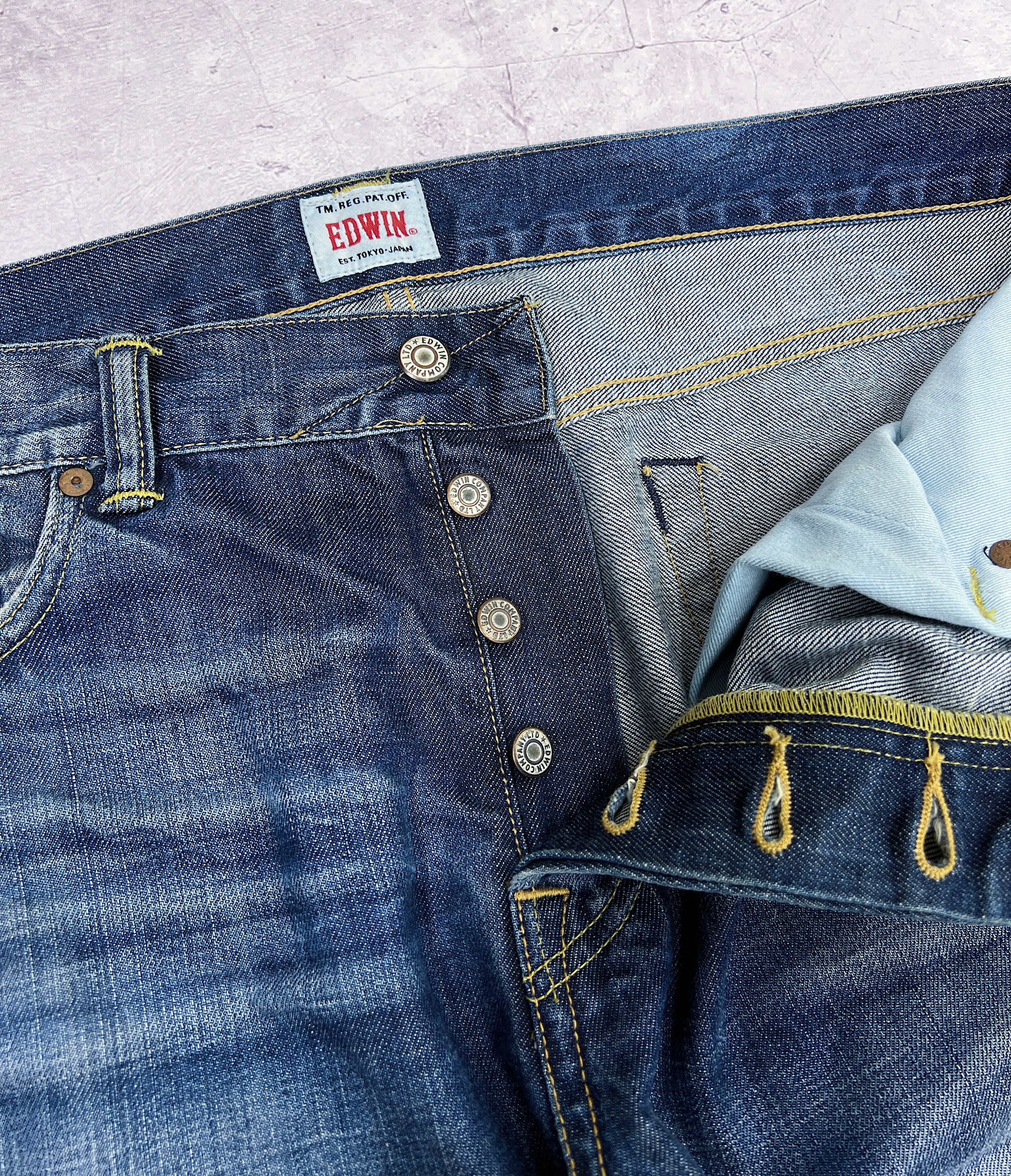 Edwin × Japanese Brand Edwin Denim Pant Jeans ED-71 Slim Size US 36 / EU 52 - 8 Thumbnail