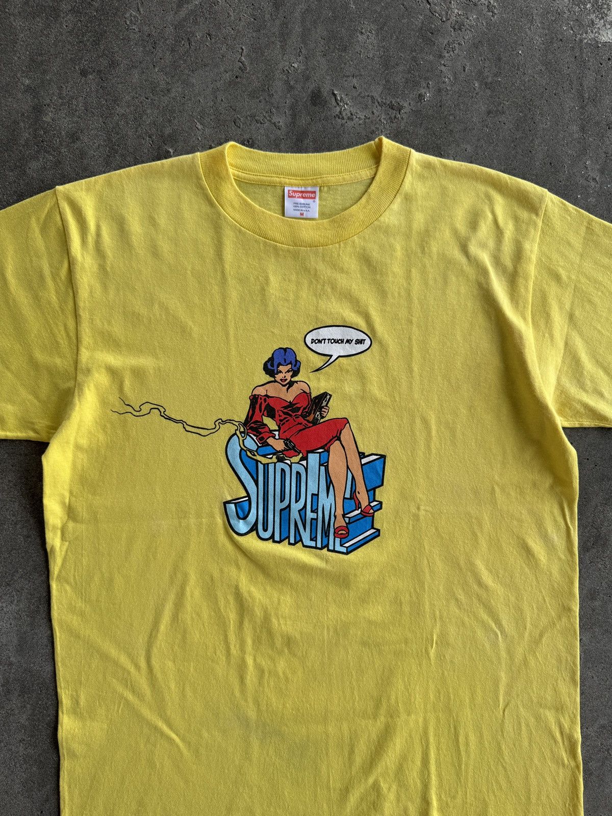Supreme Supreme 2009 Dont Touch My Shit Tshirt Size US L / EU 52-54 / 3 - 2 Thumbnail