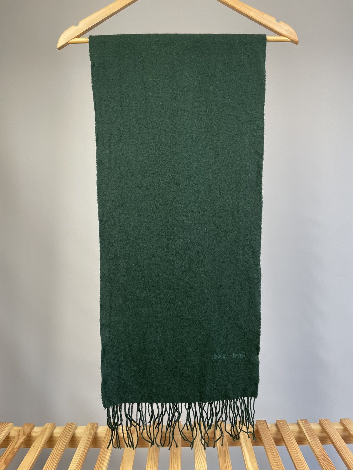 Giorgio Armani Giorgio Armani vintage wool scarf Size ONE SIZE - 2 Thumbnail
