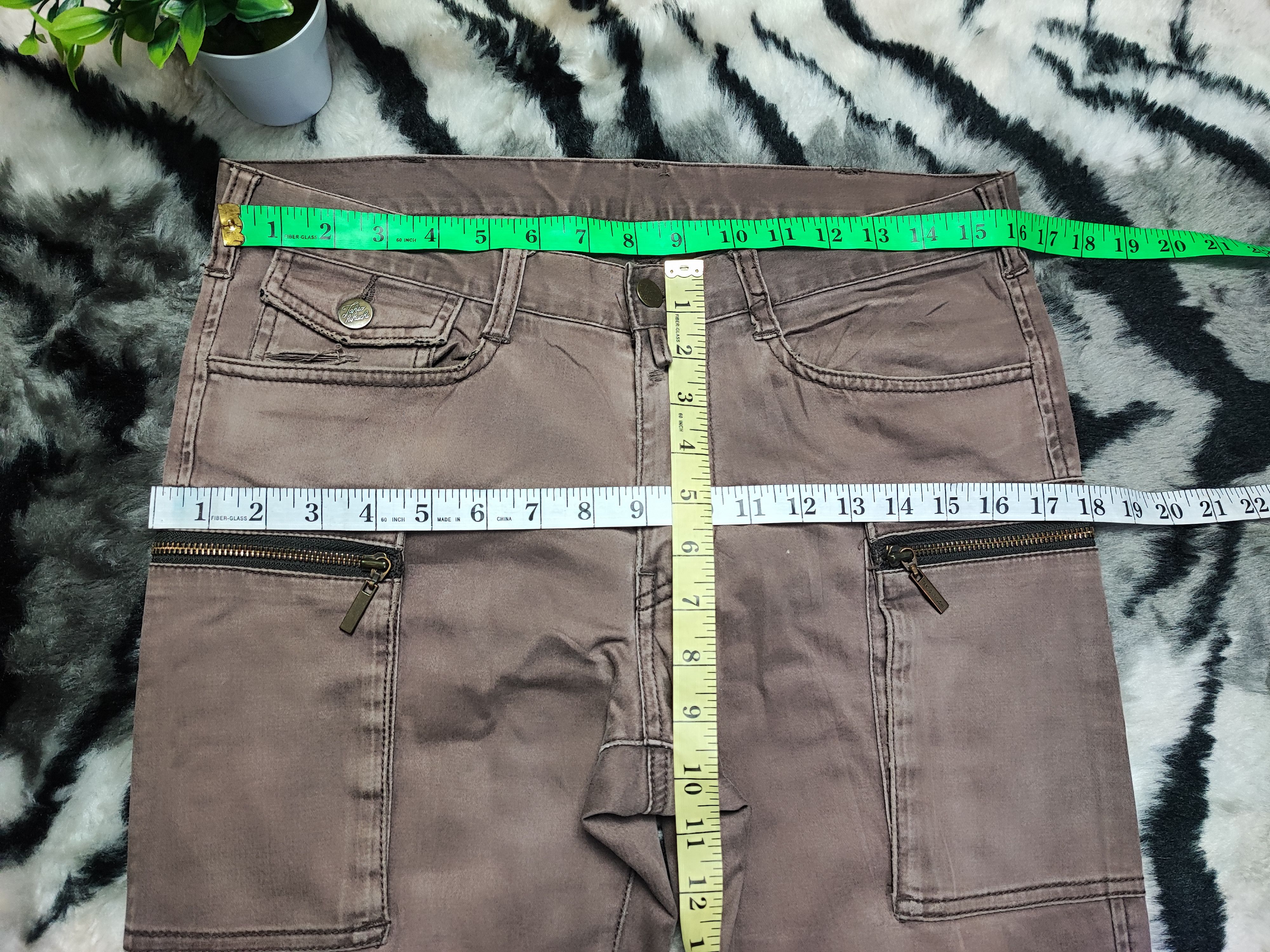 Eternal × OVER THE STRiPES × Takeo Kikuchi Takeo Kikuchi HICKORY Striped Cargo Pants ziper Pocket Size US 31 - 6 Thumbnail