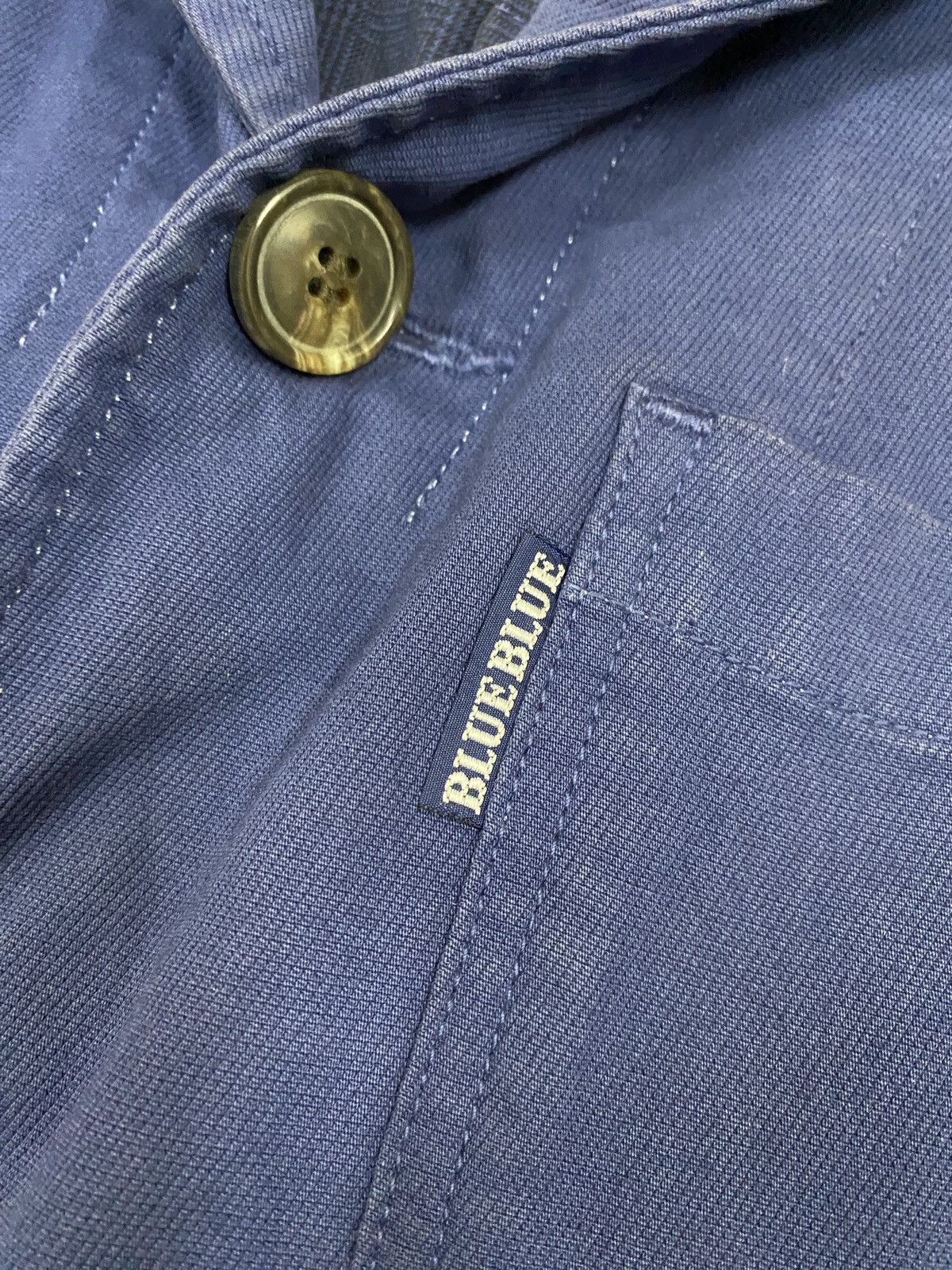 Blue Blue Japan BLUE BLUE JAPAN Indigo Cotton Twill Work Jacket Size US M / EU 48-50 / 2 - 10 Thumbnail
