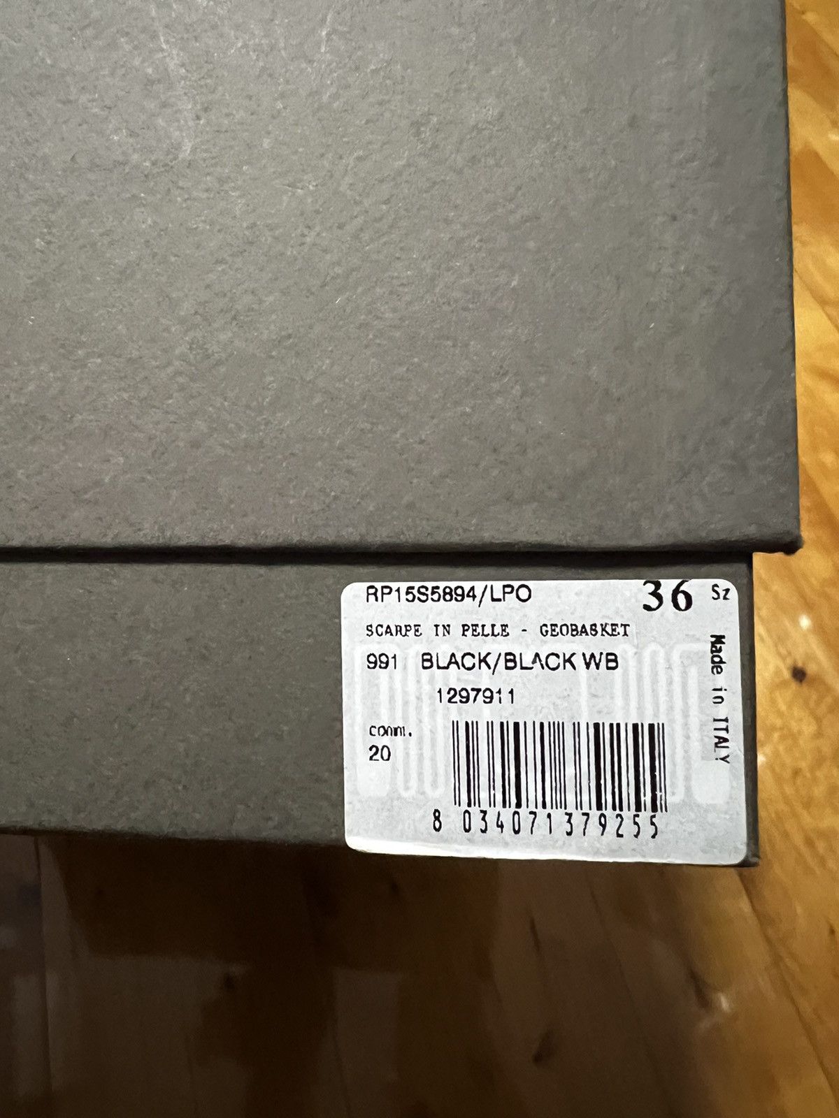 Rick Owens Rick owens geobasket sz36 Size US 6 / IT 36 - 12 Thumbnail
