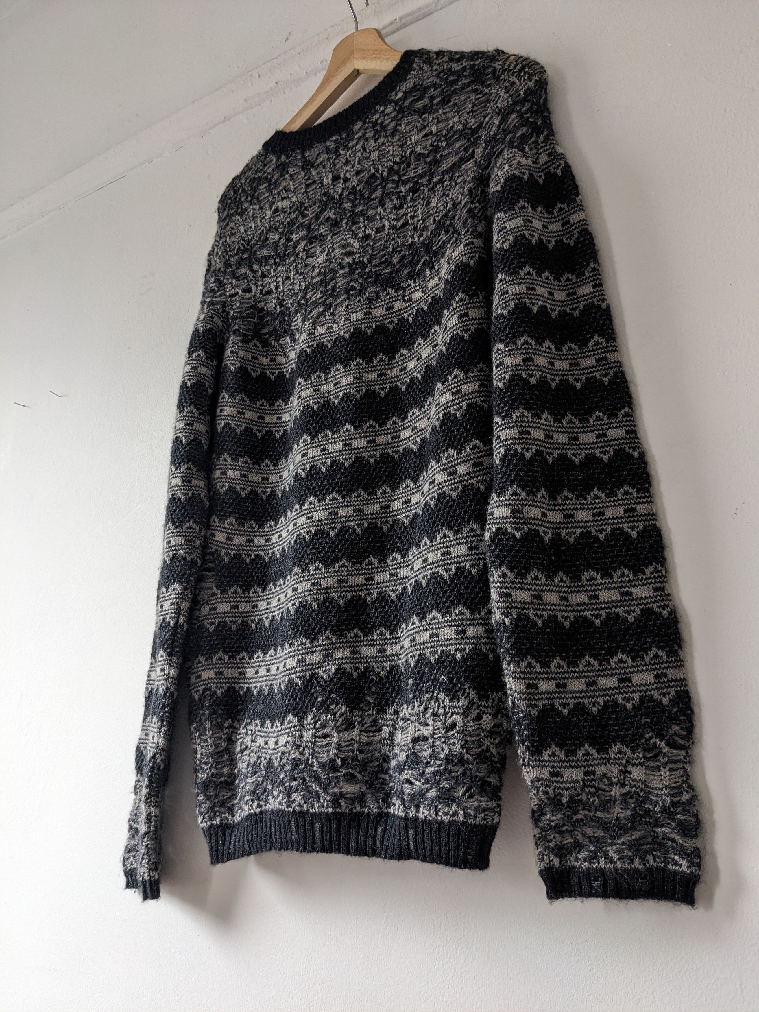 Maison MIHARA YASUHIRO "Static" Loose Gauge Knit Sweater Size US M / EU 48-50 / 2 - 5 Thumbnail