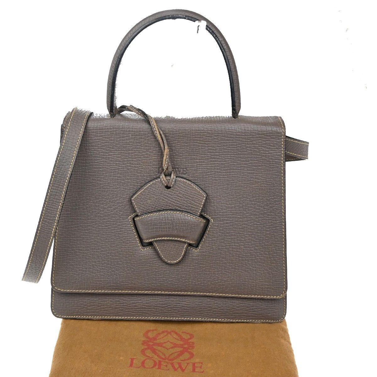 Loewe Loewe Barcelona Shoulder Bag Leather Size ONE SIZE - 1 Thumbnail