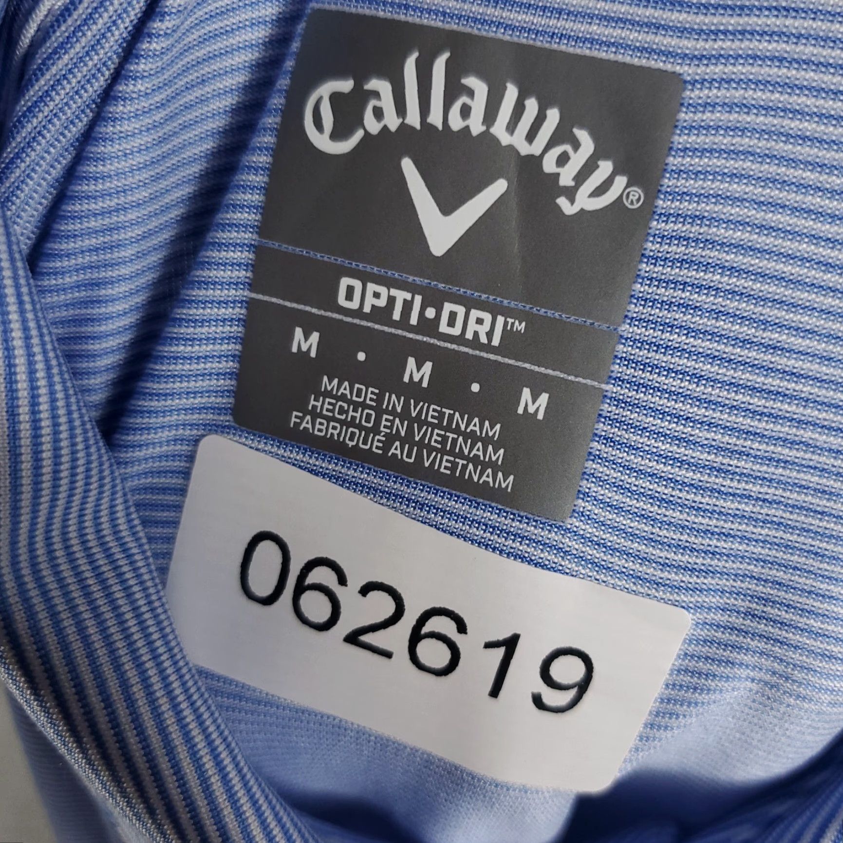 Callaway Callaway Polo Shirt Mens Size Medium Blue Striped Casual Golf Short Sleeve Shirt Mens Polo Size US M / EU 48-50 / 2 - 8 Thumbnail