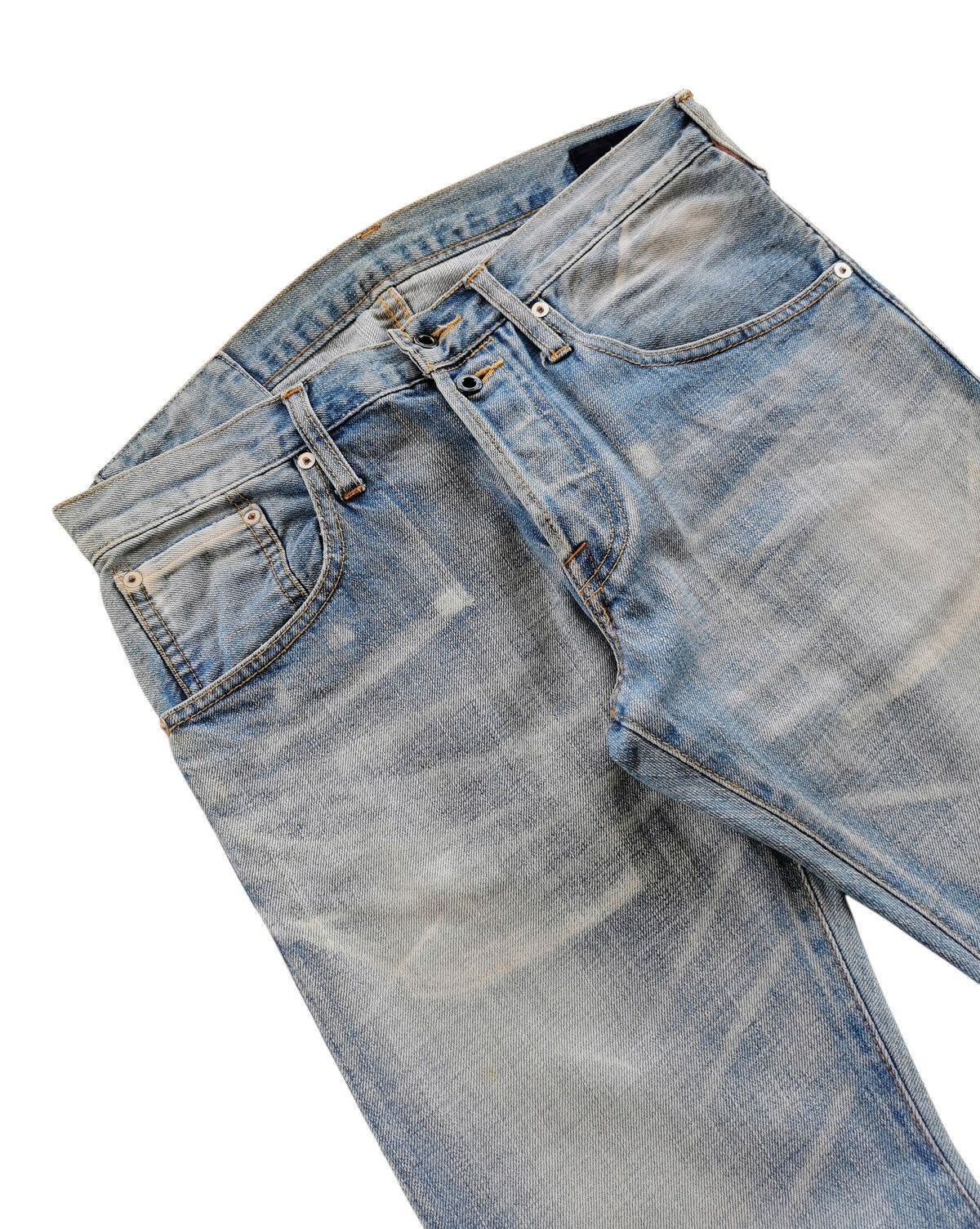 Global Work Crashed Skinny Denim Size US 31 - 7 Thumbnail