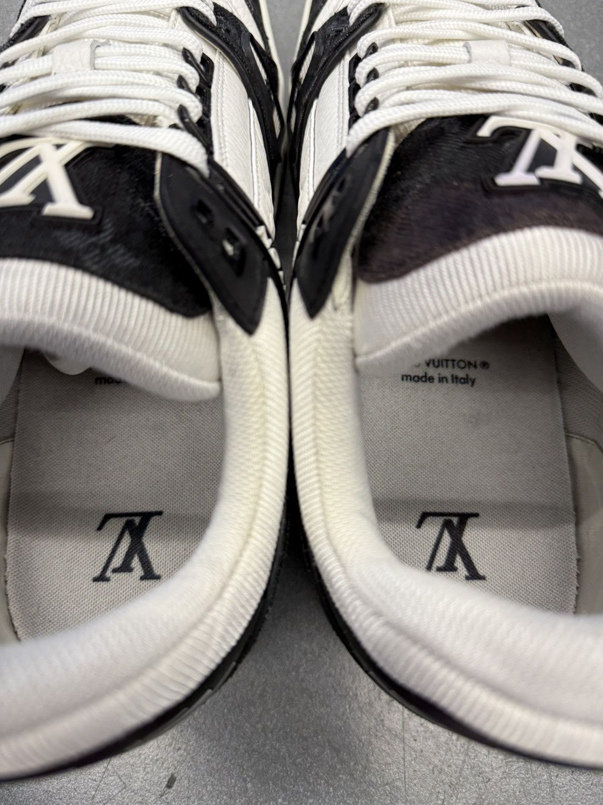 Louis Vuitton Louis Vuitton LV Trainer White Black Size LV 8.5 / US 9.5 Size US 9.5 / EU 42-43 - 7 Thumbnail